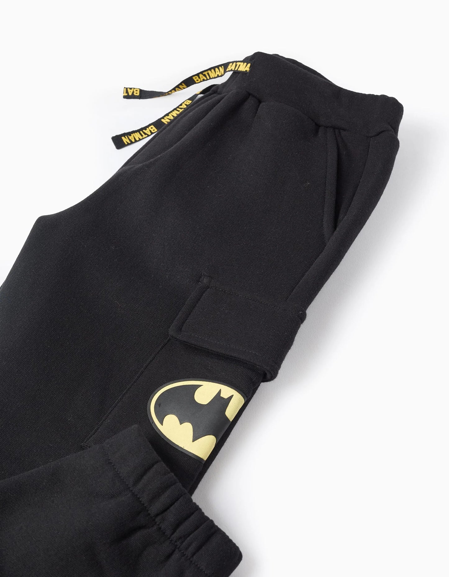 Cargo Pocket Joggers for Boys 'Batman', Black