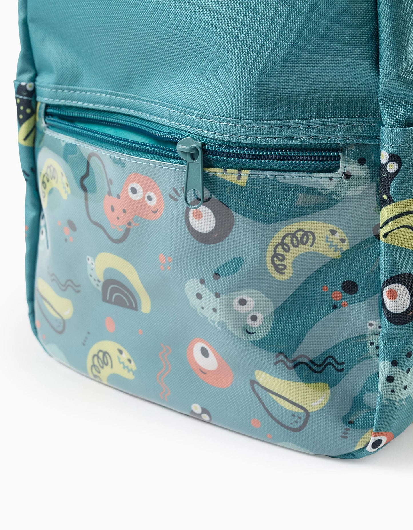 Colourful Patterned Backpack for Babies and Boys, Green