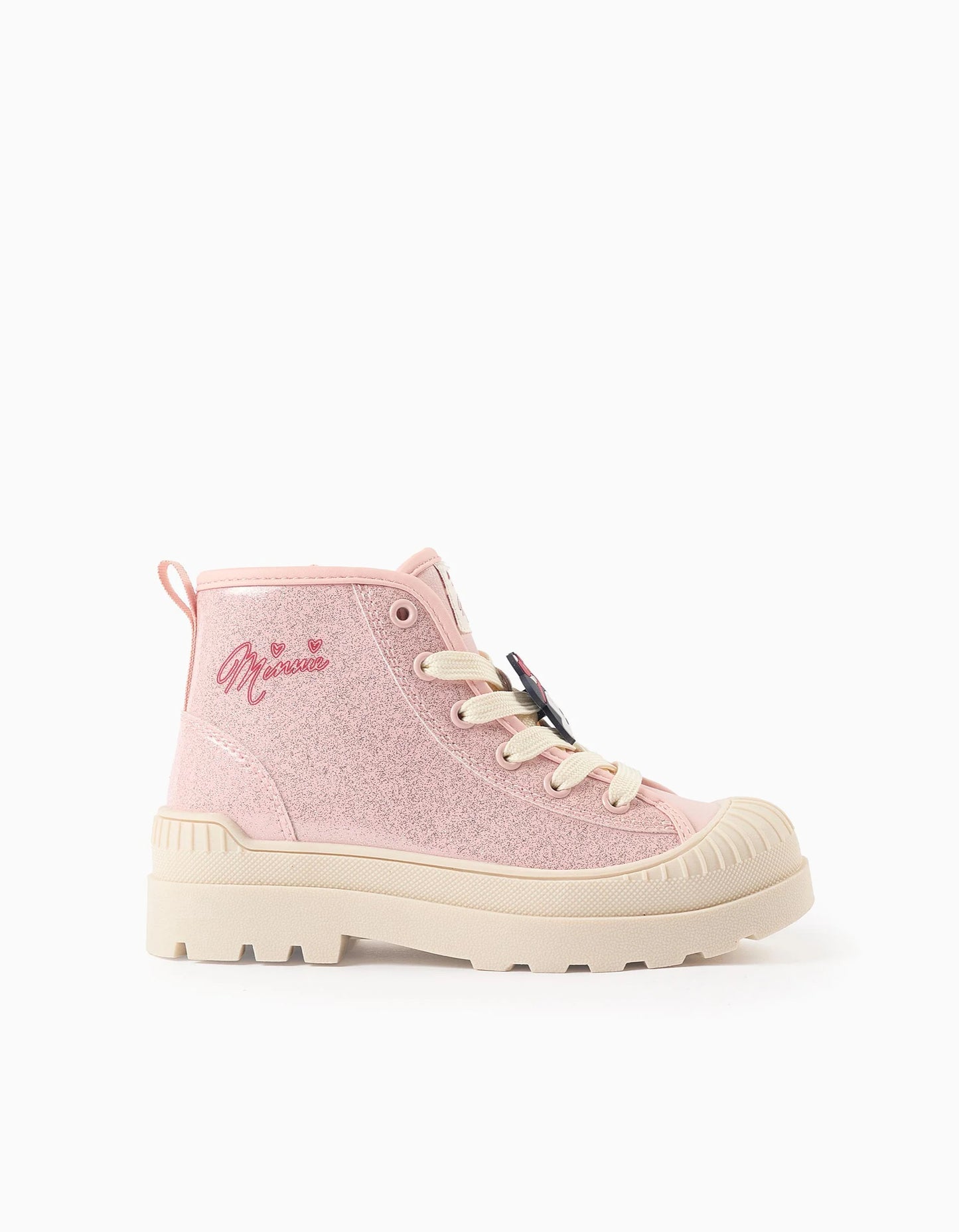 Boots with Glitter for Girls 'Minnie', Pink/Beige