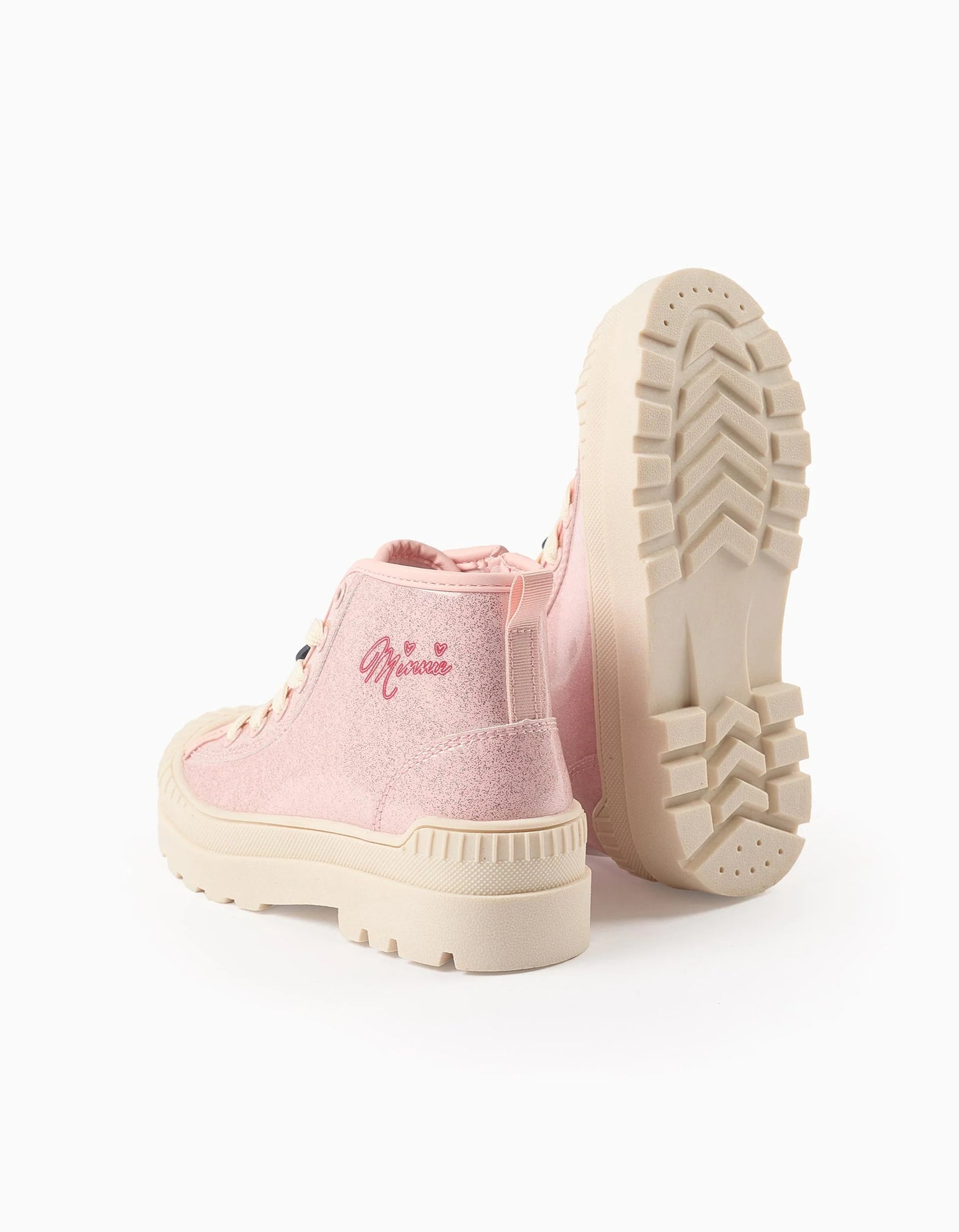 Boots with Glitter for Girls 'Minnie', Pink/Beige