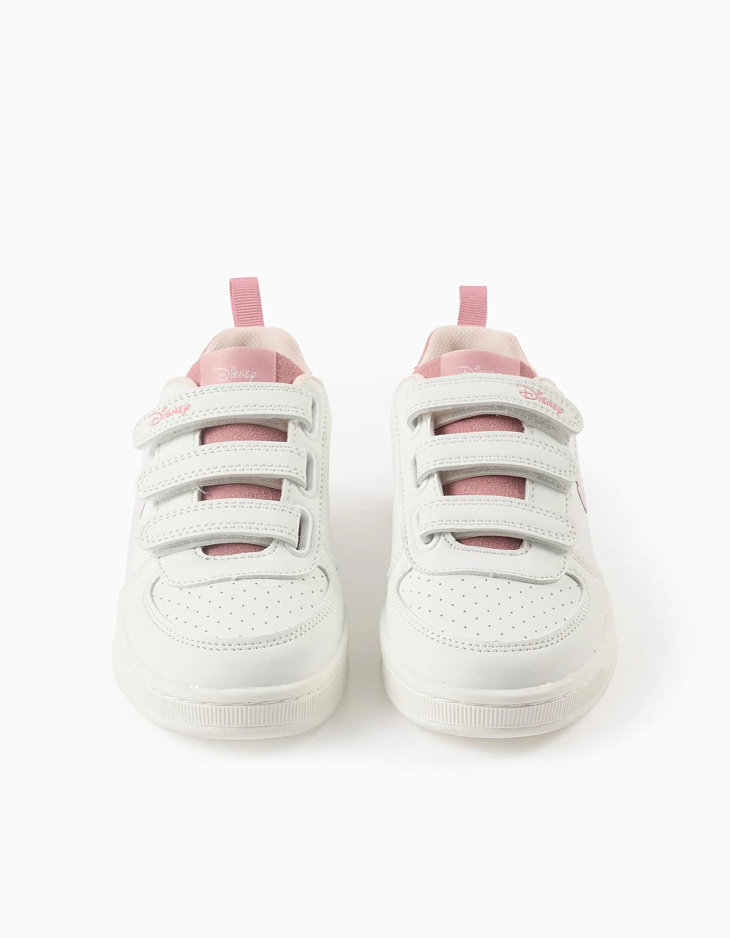 Trainers with Touch Fasteners for Girls 'Stitch', White/Pink