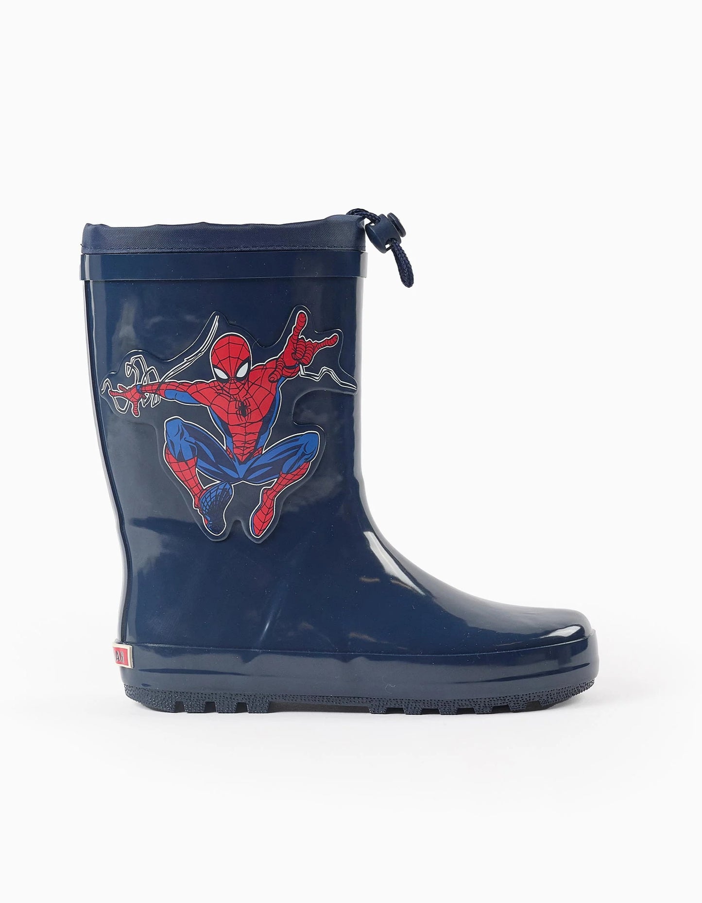 Adjustable Calf Wellies for Boys 'Spider-Man', Dark Blue
