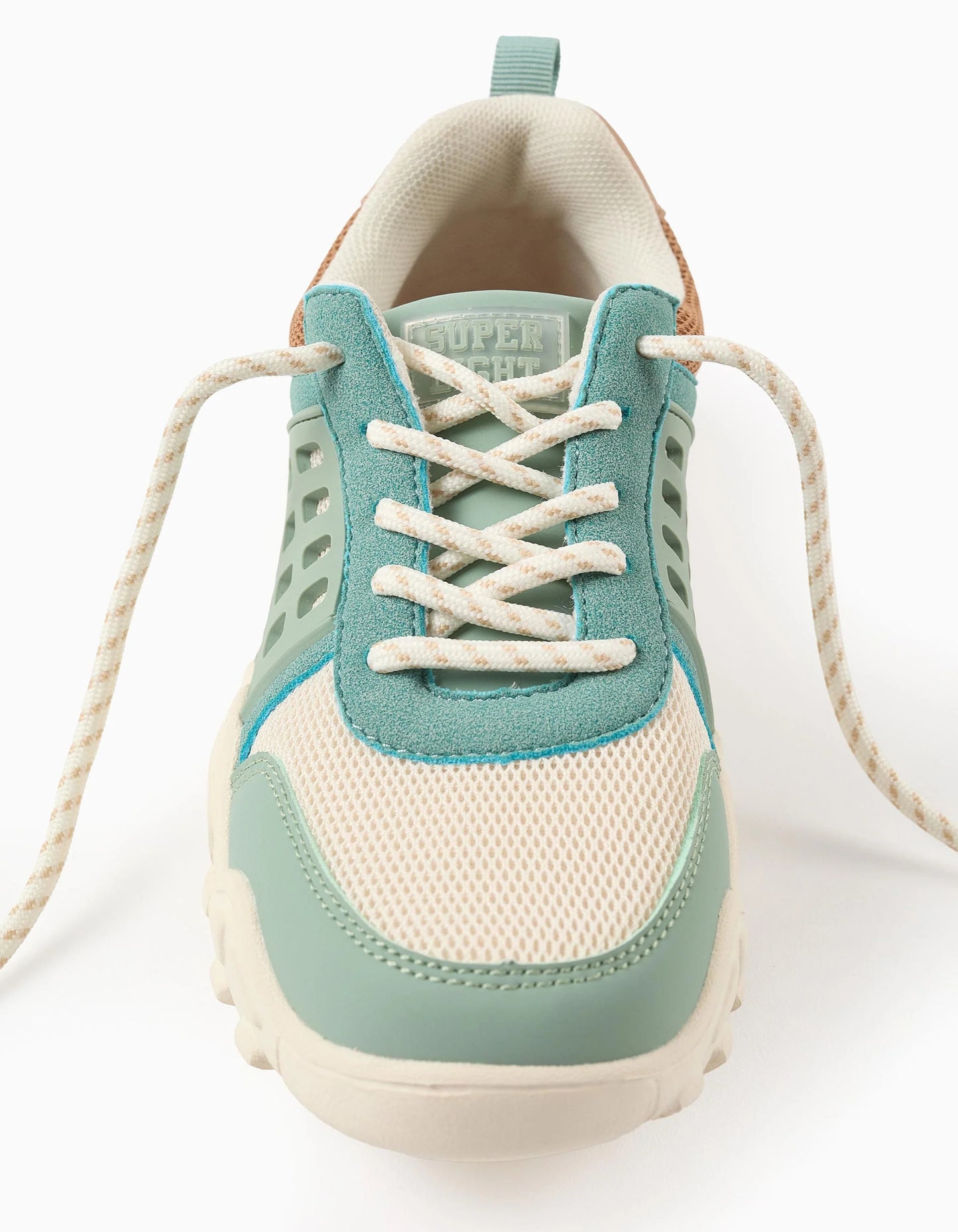 Superlight Runner Trainers for Boys, Blue/Camel