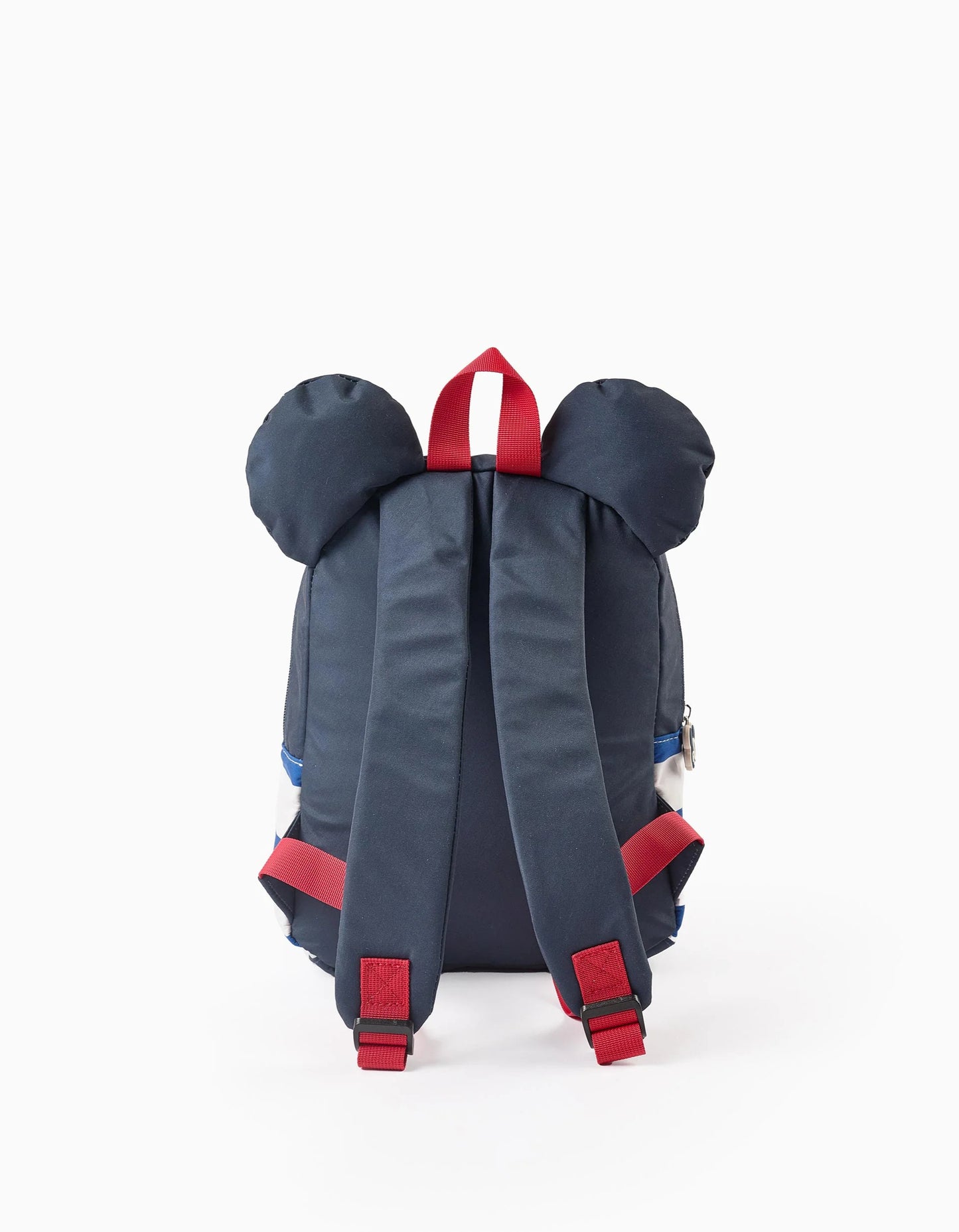 Striped Backpack with Ears for Babies and Boys 'Mickey', Blue/White