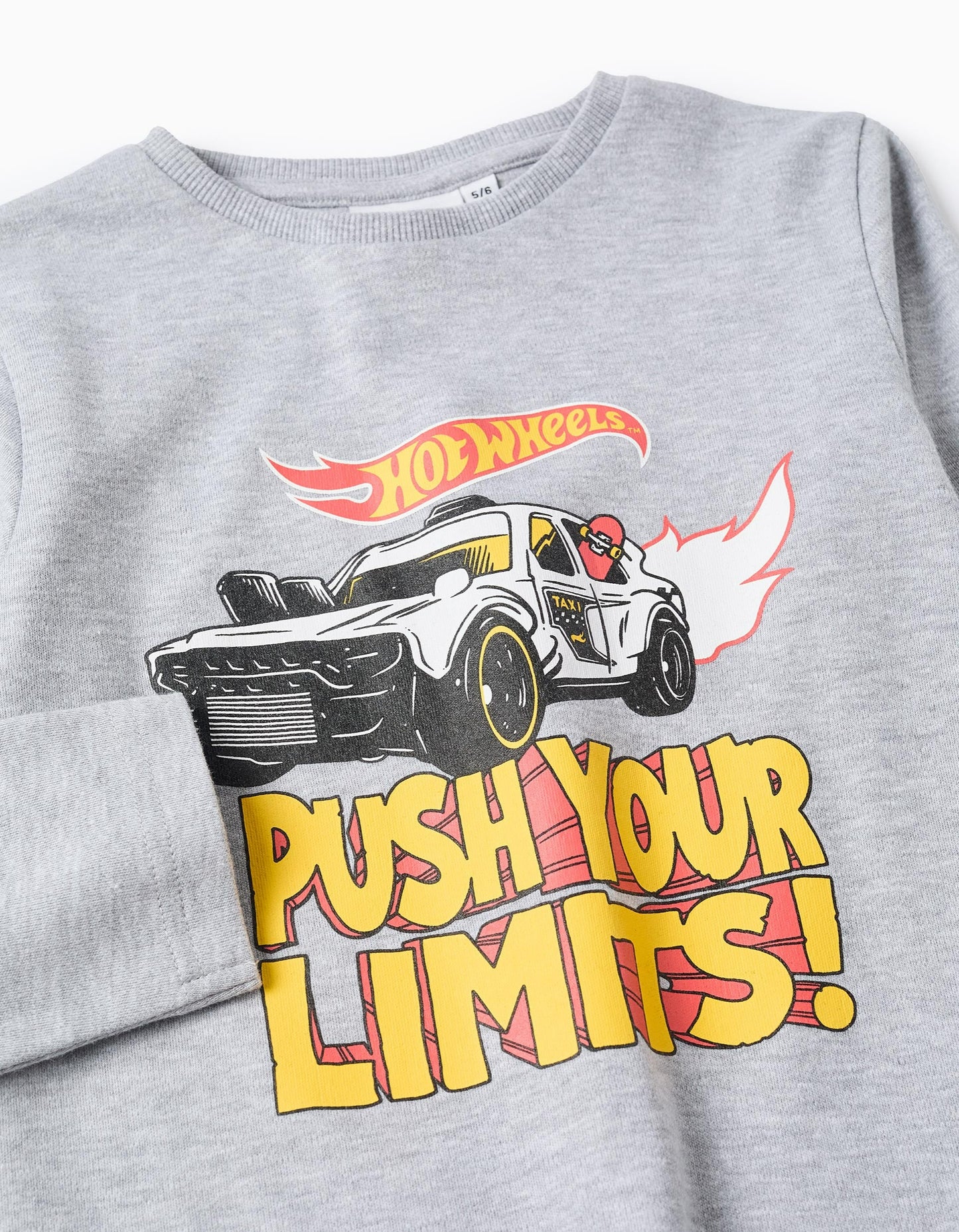 Cotton Pyjama with Print for Boys 'Hot Wheels', Grey
