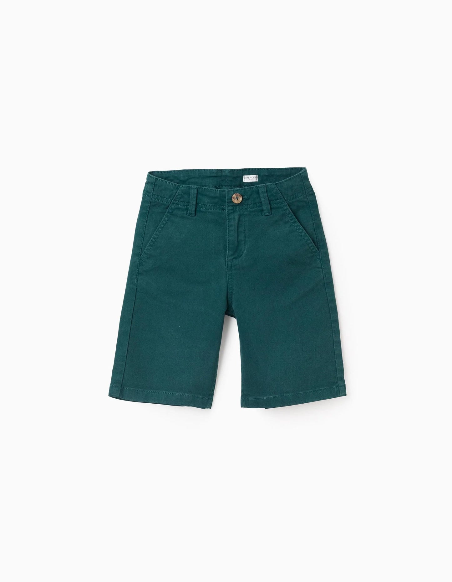 Chino Shorts for Boys 'Midi', Dark Green