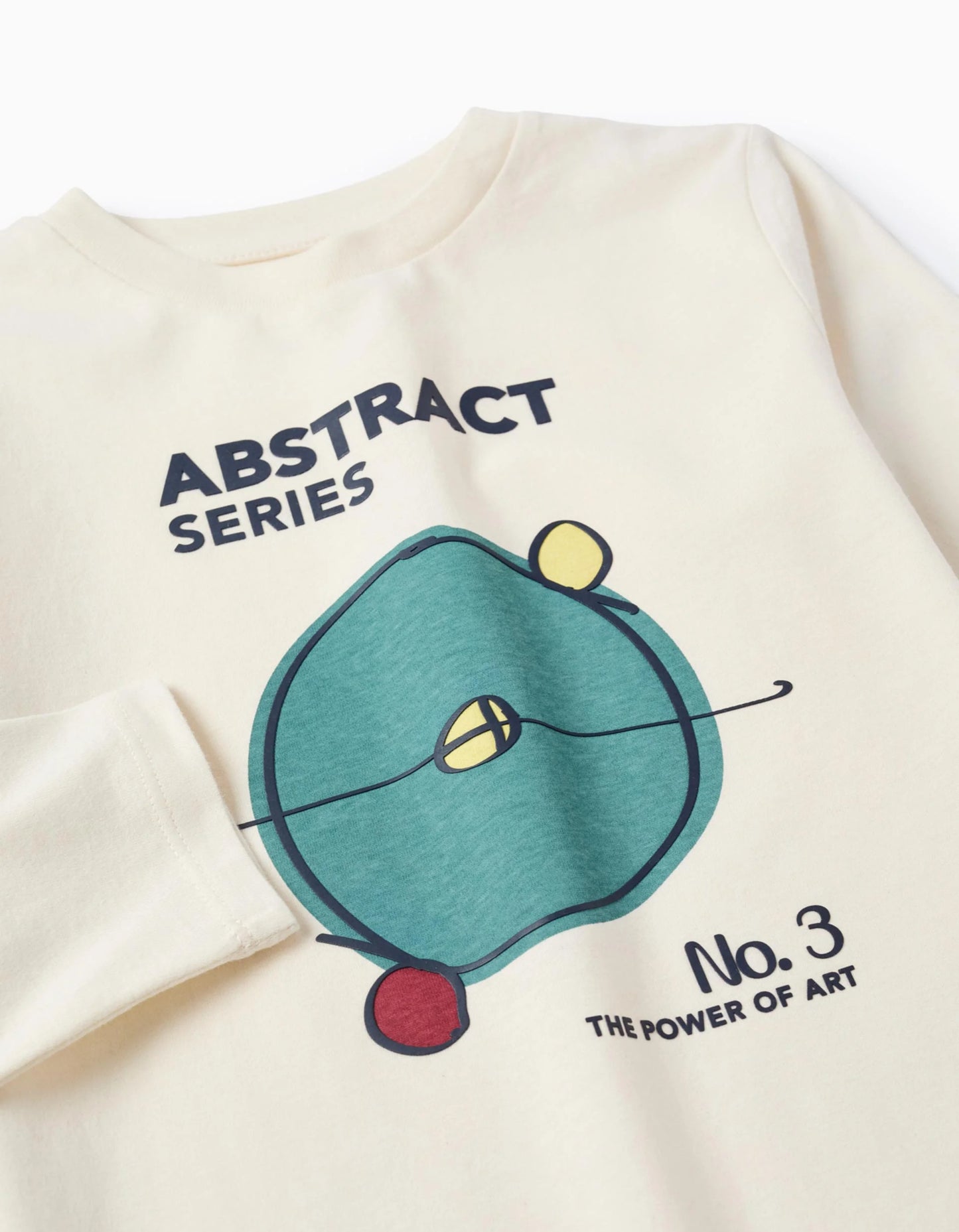 Long Sleeve T-Shirt for Boys 'The Abstract Series', Beige