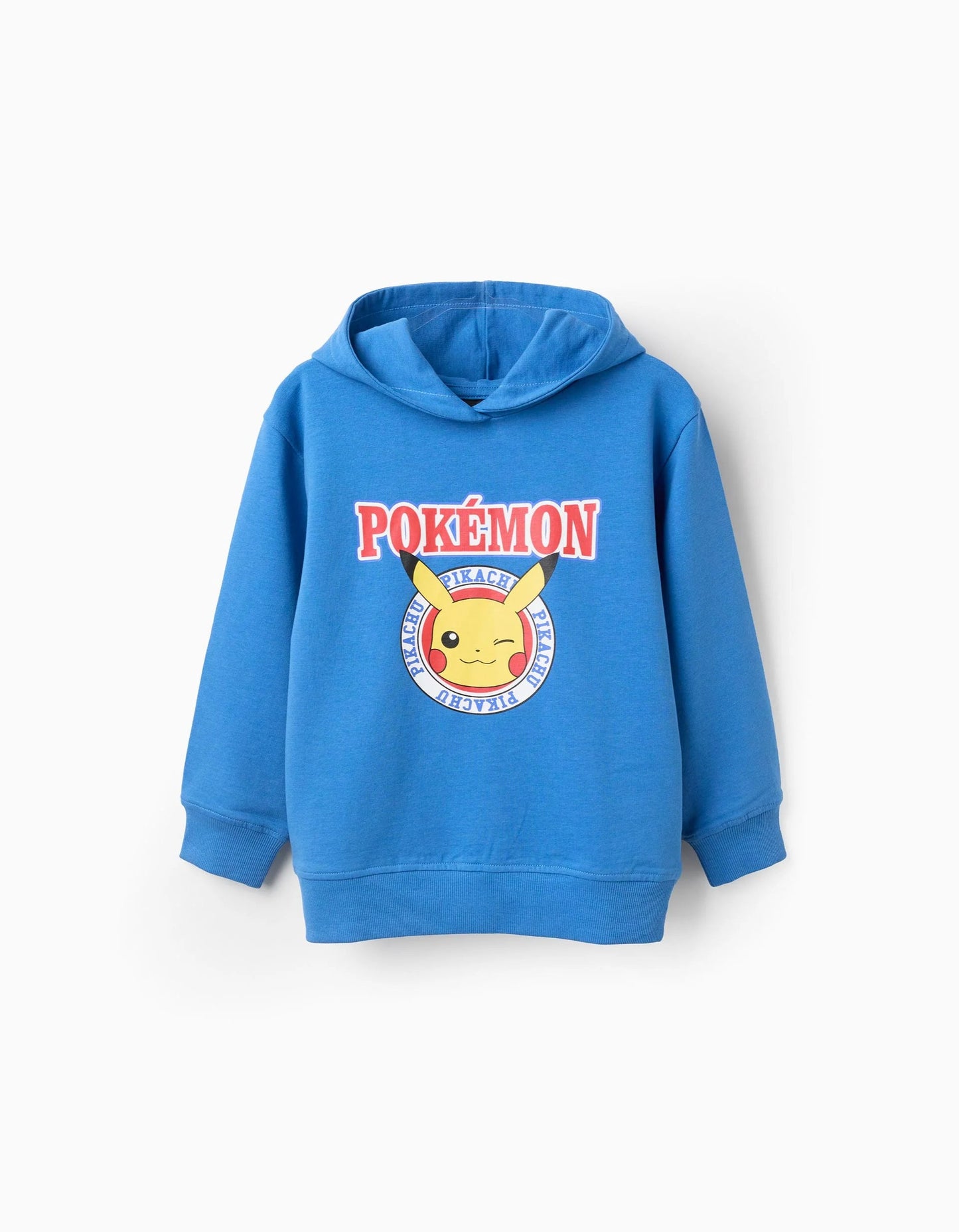 Cotton Hoodie for Boys 'Pikachu', Blue