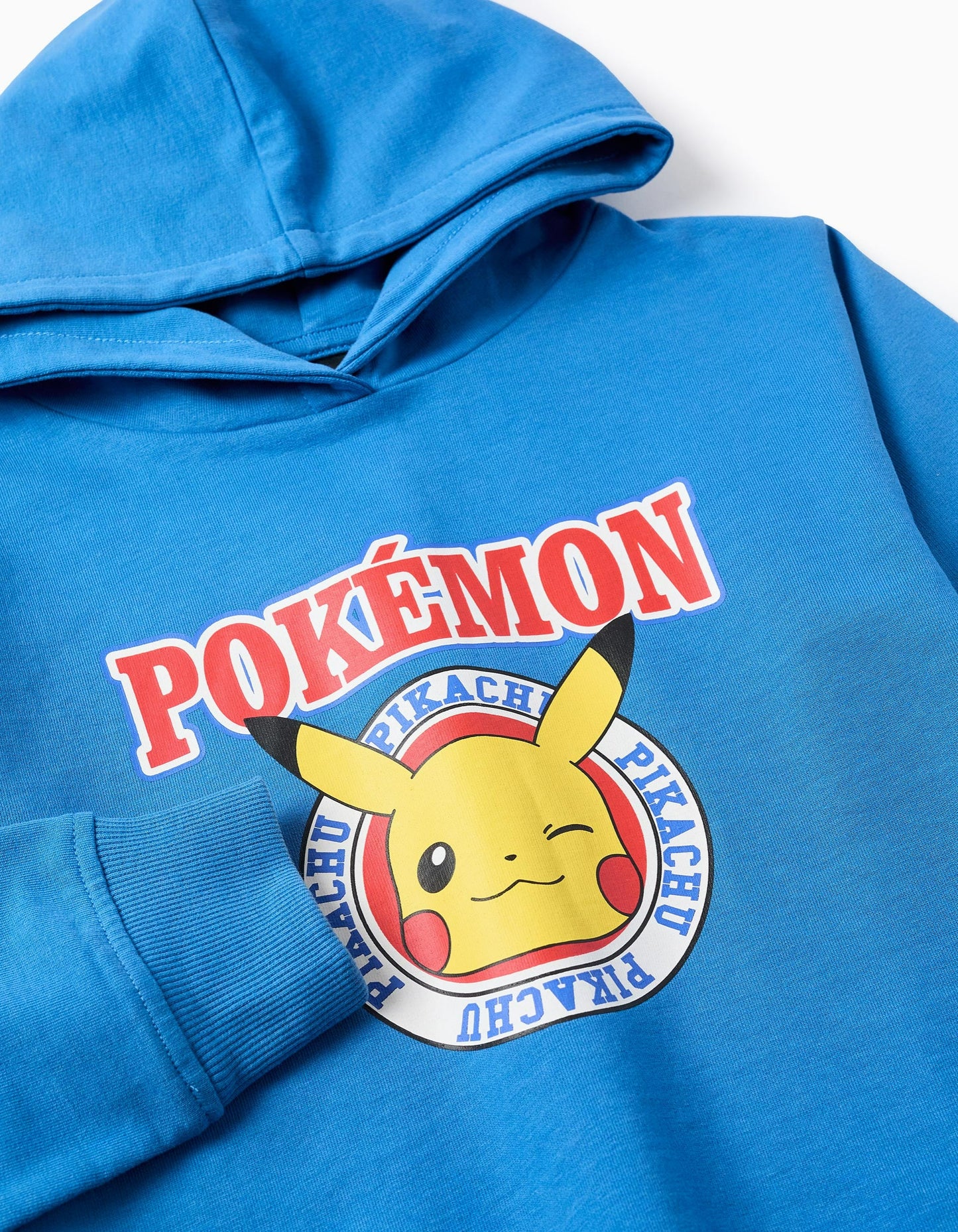 Cotton Hoodie for Boys 'Pikachu', Blue