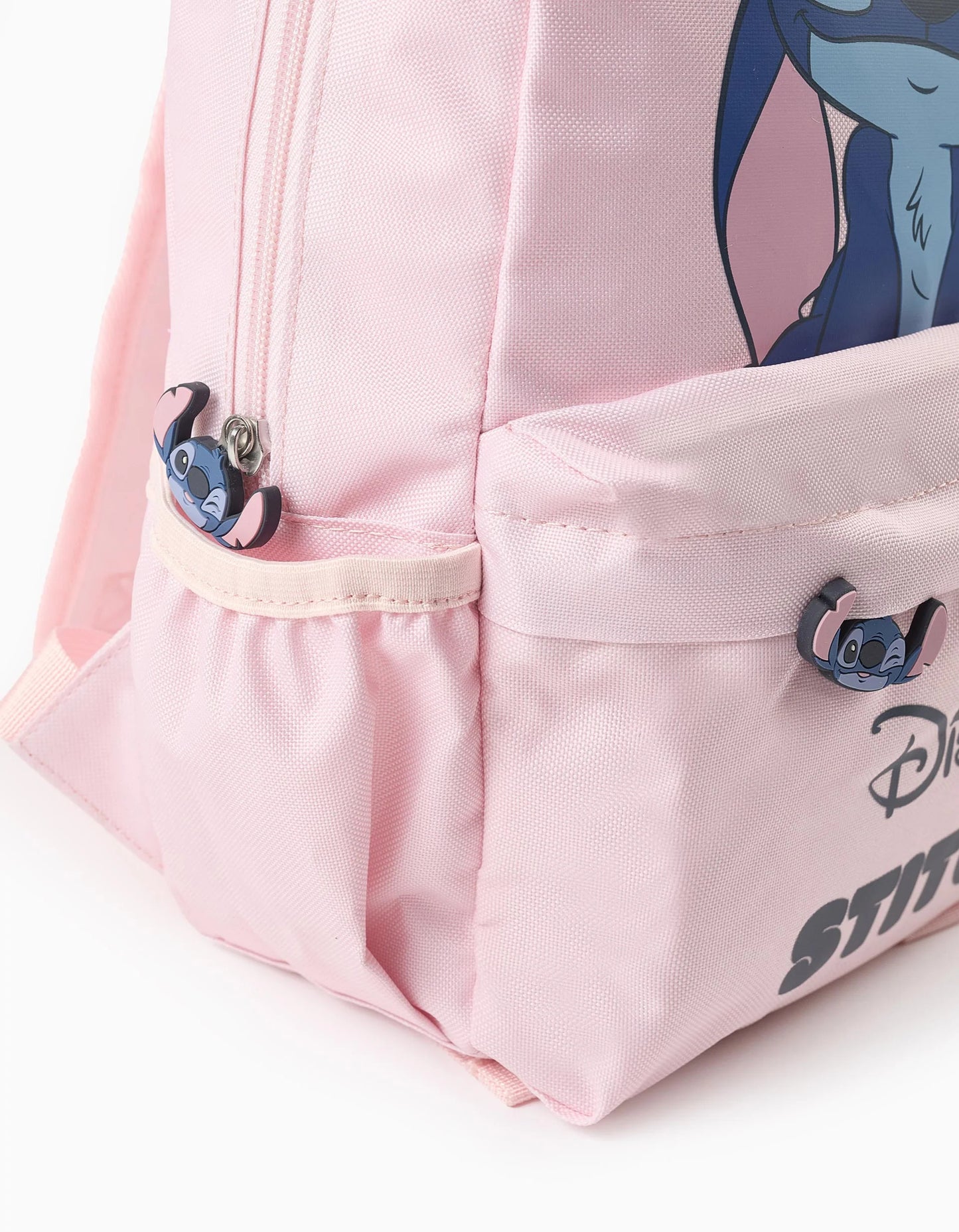 Backpack with Side Pockets for Babies and Girls 'Stitch' , Pink