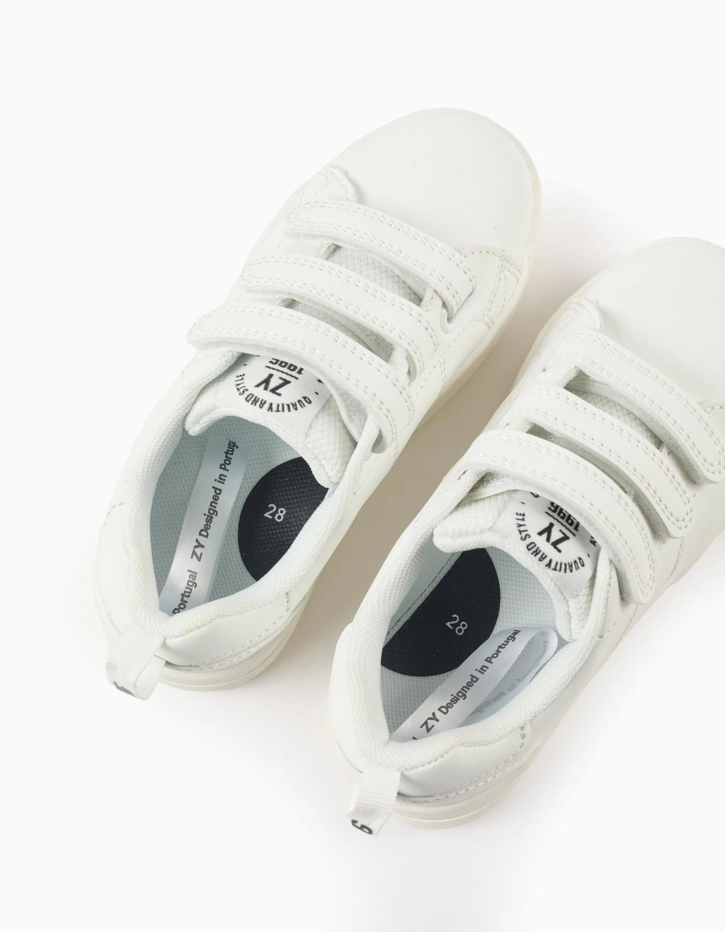 Touch Fastening Trainers for Children 'ZY 1996', White