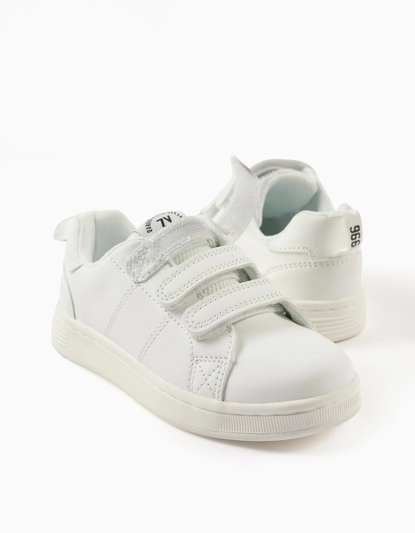 Touch Fastening Trainers for Children 'ZY 1996', White