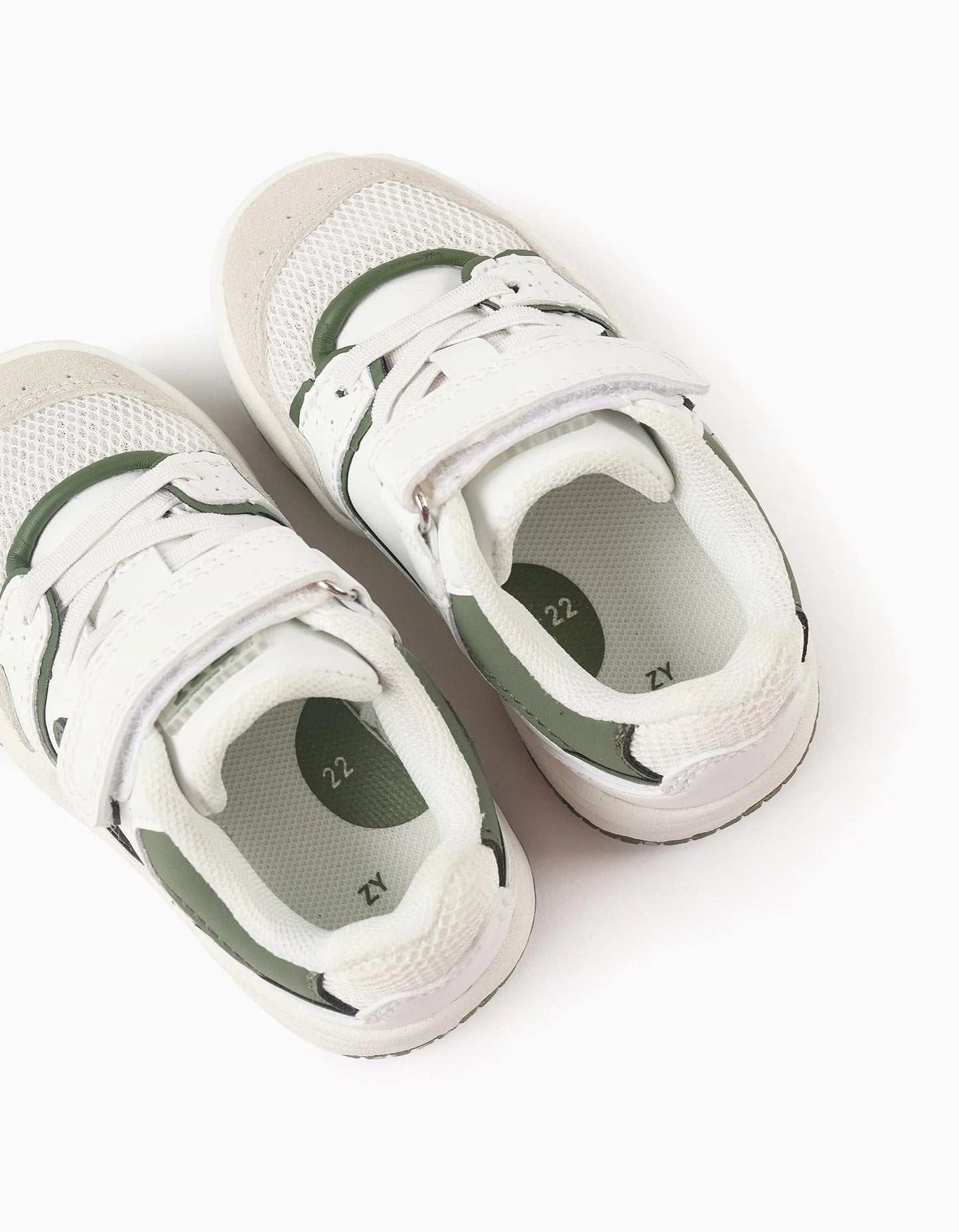 Touch-fastening Trainers for Baby Boys 'ZY Move', White/Green