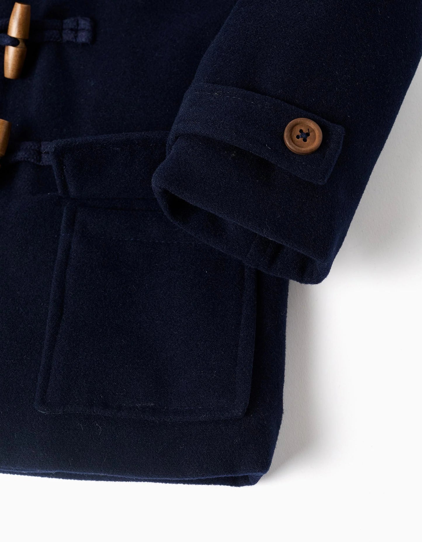 Hooded Overcoat with Quilted Lining You&Me for Baby Boys, Dark Blue
