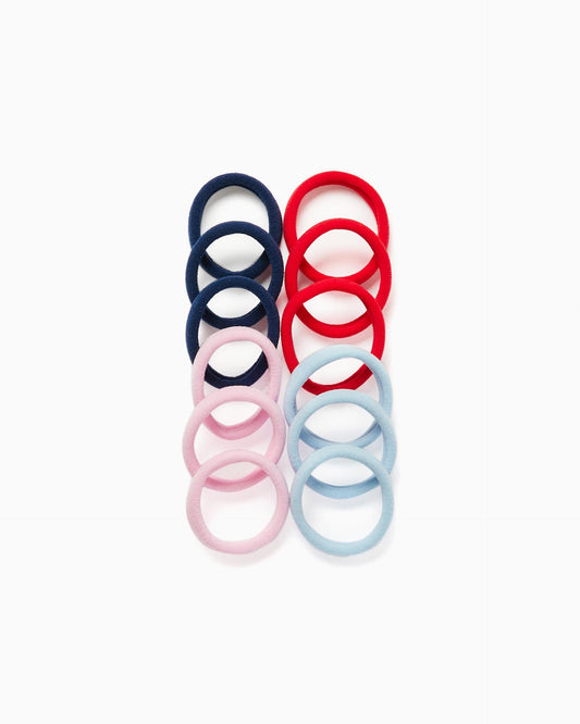 12 Hair Bands for Babies and Girls, Multicoloured