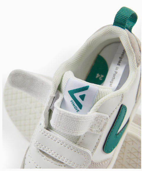 Trainers for Babies 'ZY Move', White/Green