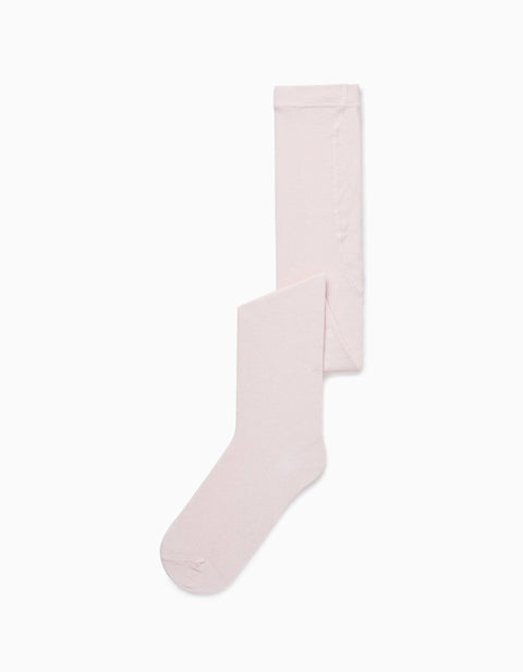Knitted Tights with Anti-Pilling for Girls, Pink