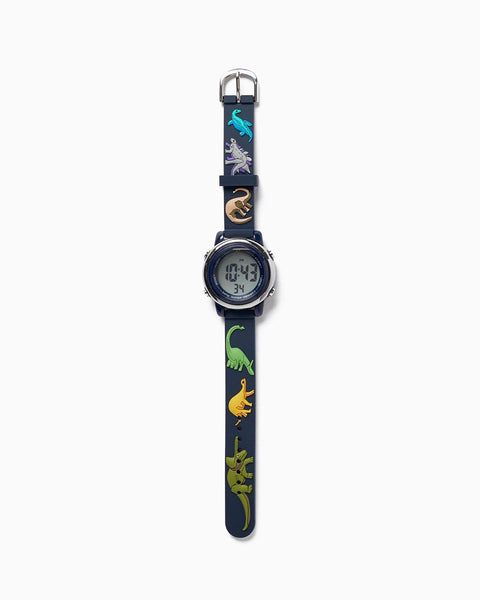 Watch for Boys 'Dinosaurs', Dark Blue