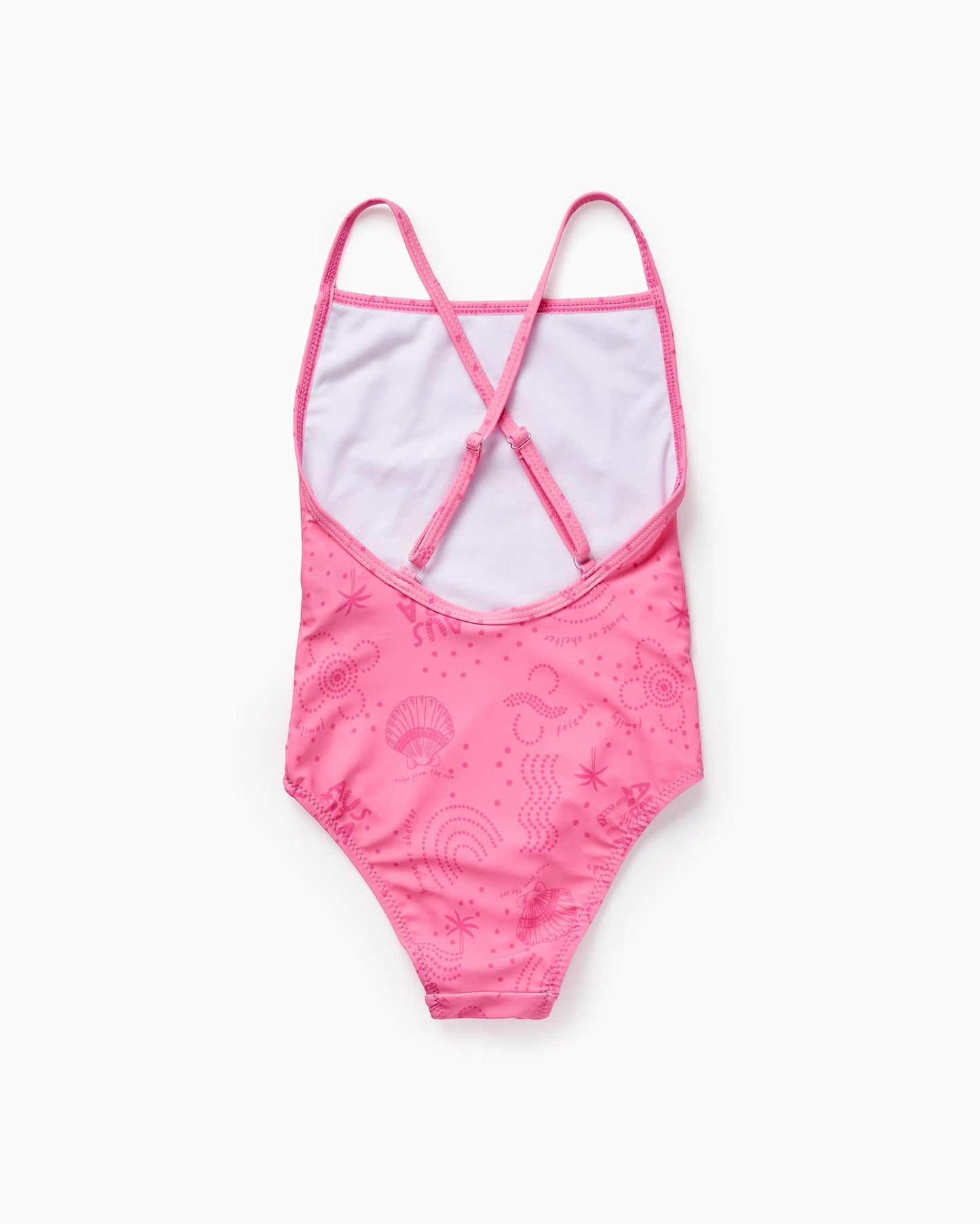 2 Swimsuits for Girls 'Shells', Pink