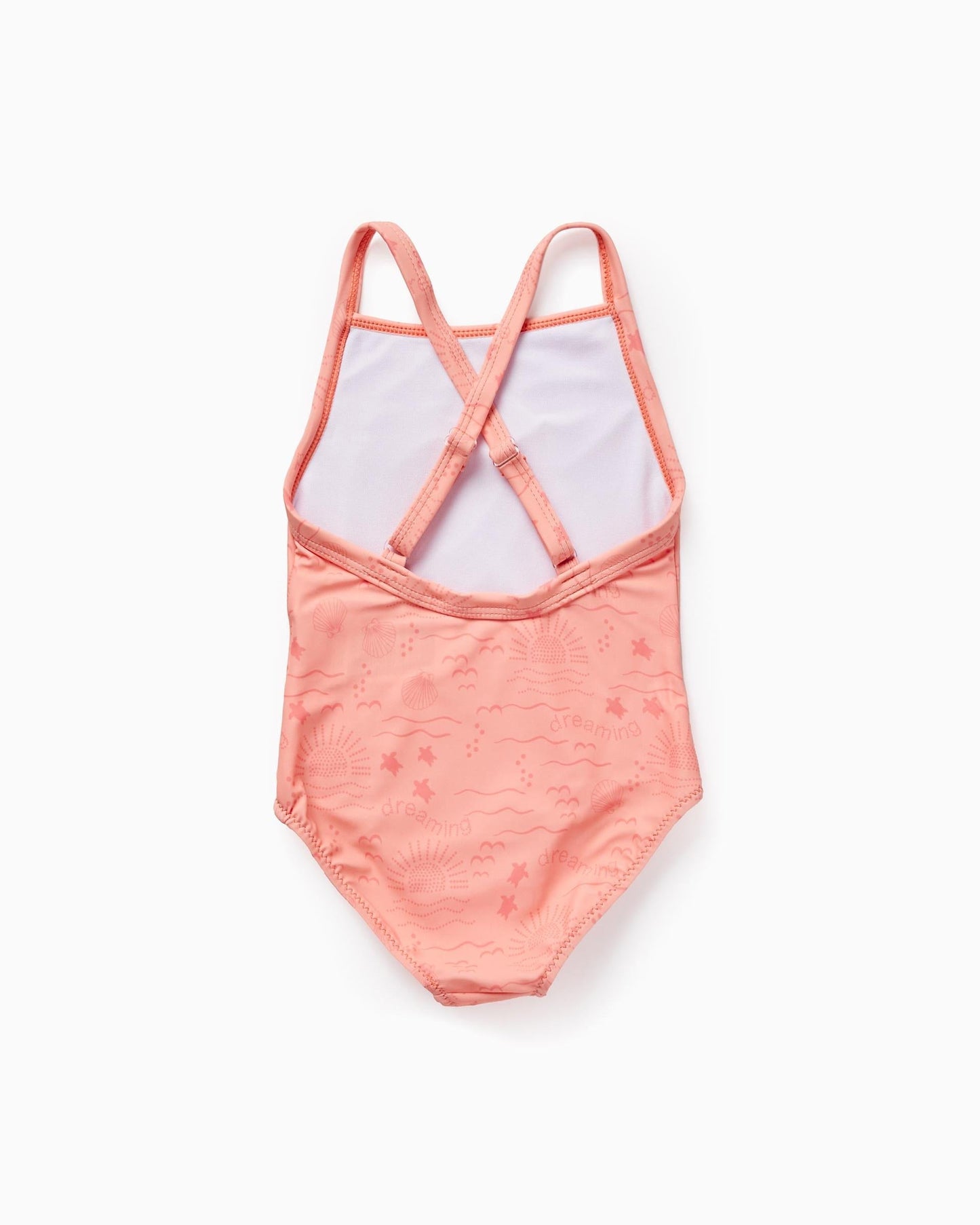 2 Swimsuits for Baby Girls 'Sun', Coral