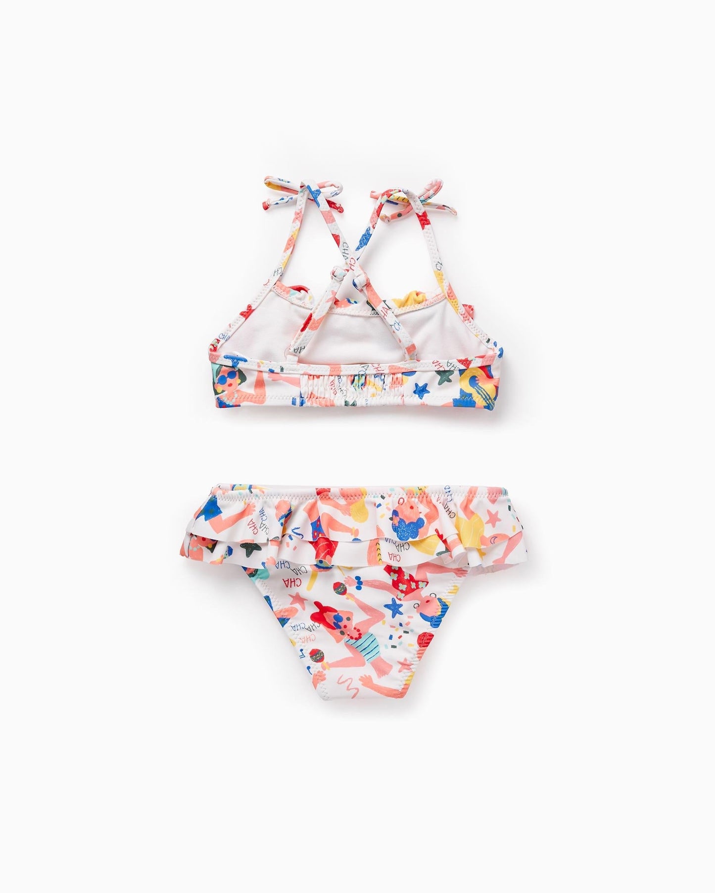 UPF80 Bikini with Pattern for Girls, Multicolour