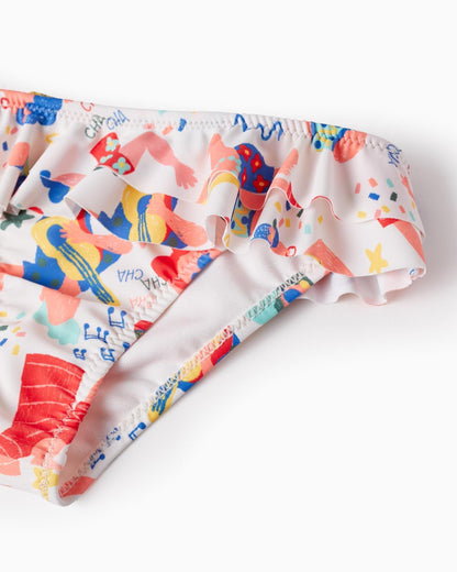 UPF80 Bikini with Pattern for Girls, Multicolour