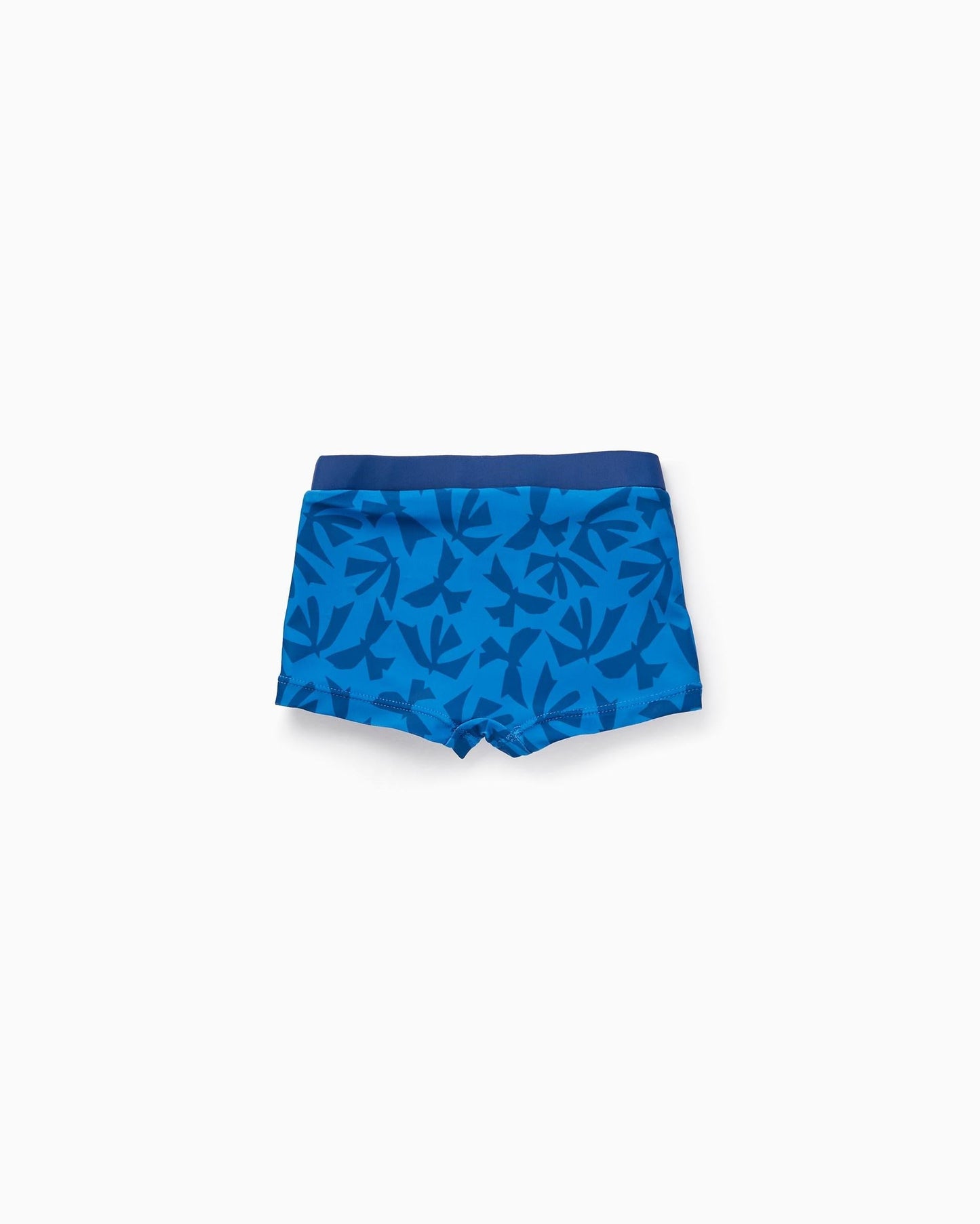 UPF60 Swim Shorts for Baby Boys 'Tropical', Aqua Green