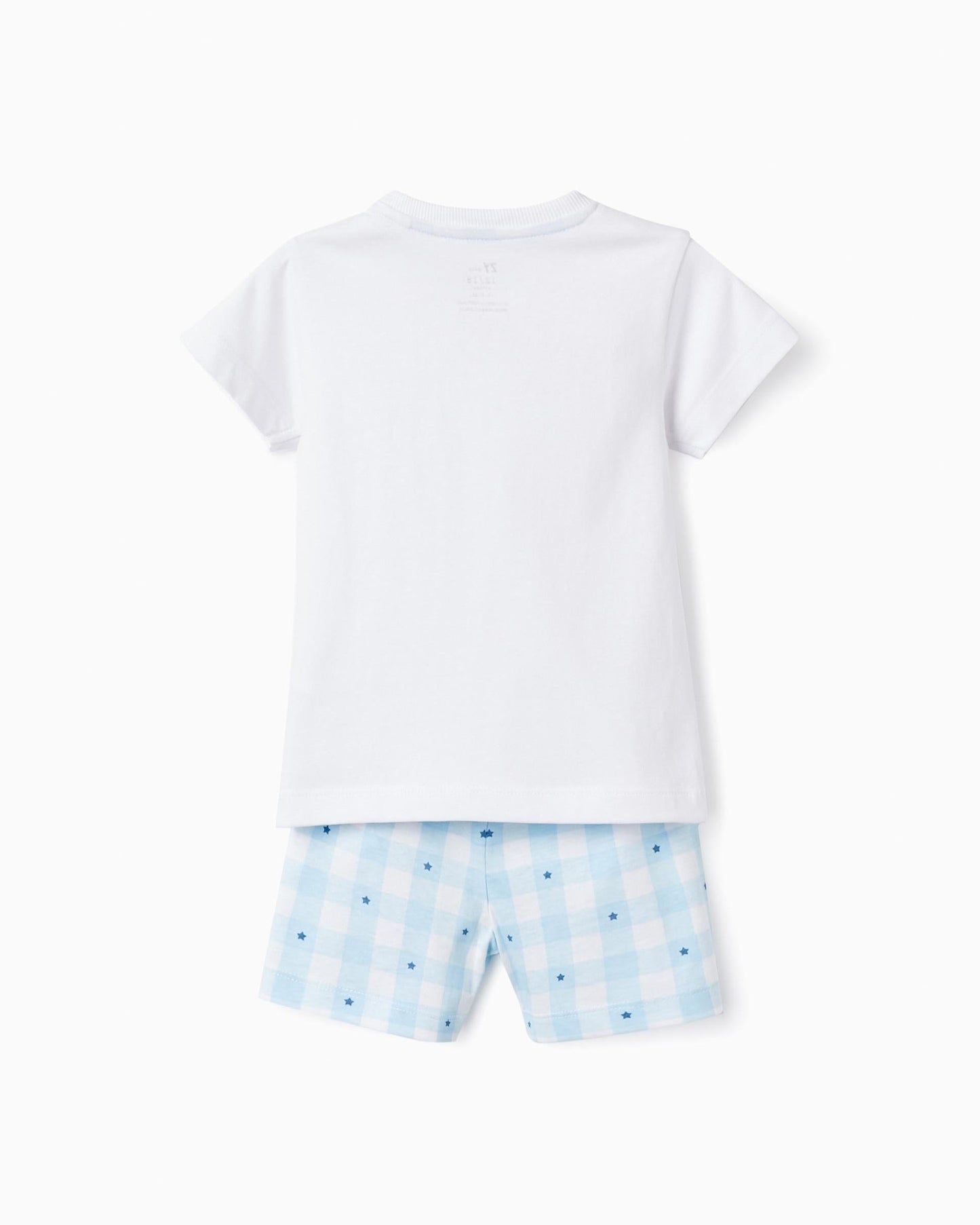 Pyjama in Cotton for Baby Boys 'Stars', White/Blue