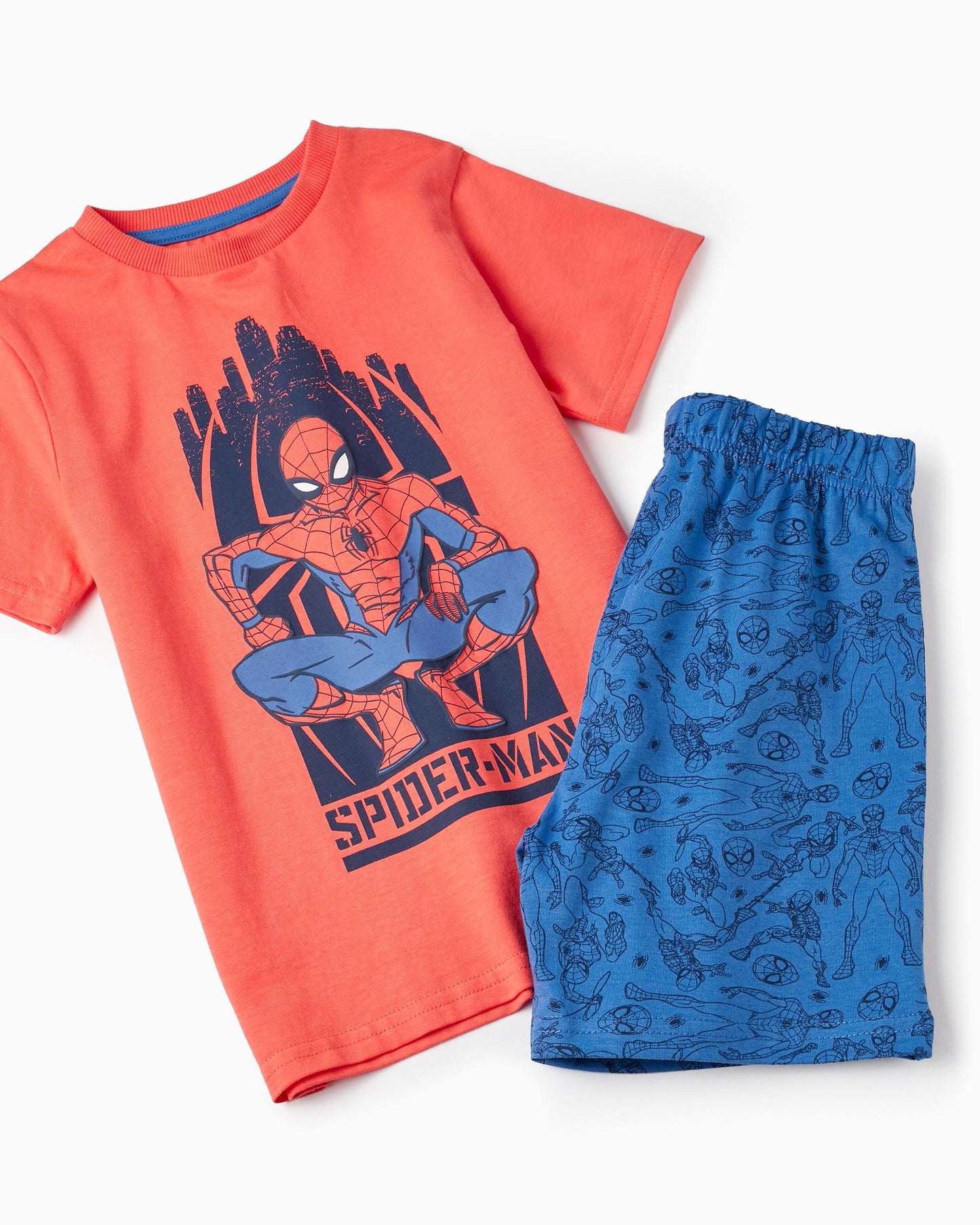 Cotton Pyjama for Boys 'Spider-Man', Red/Blue