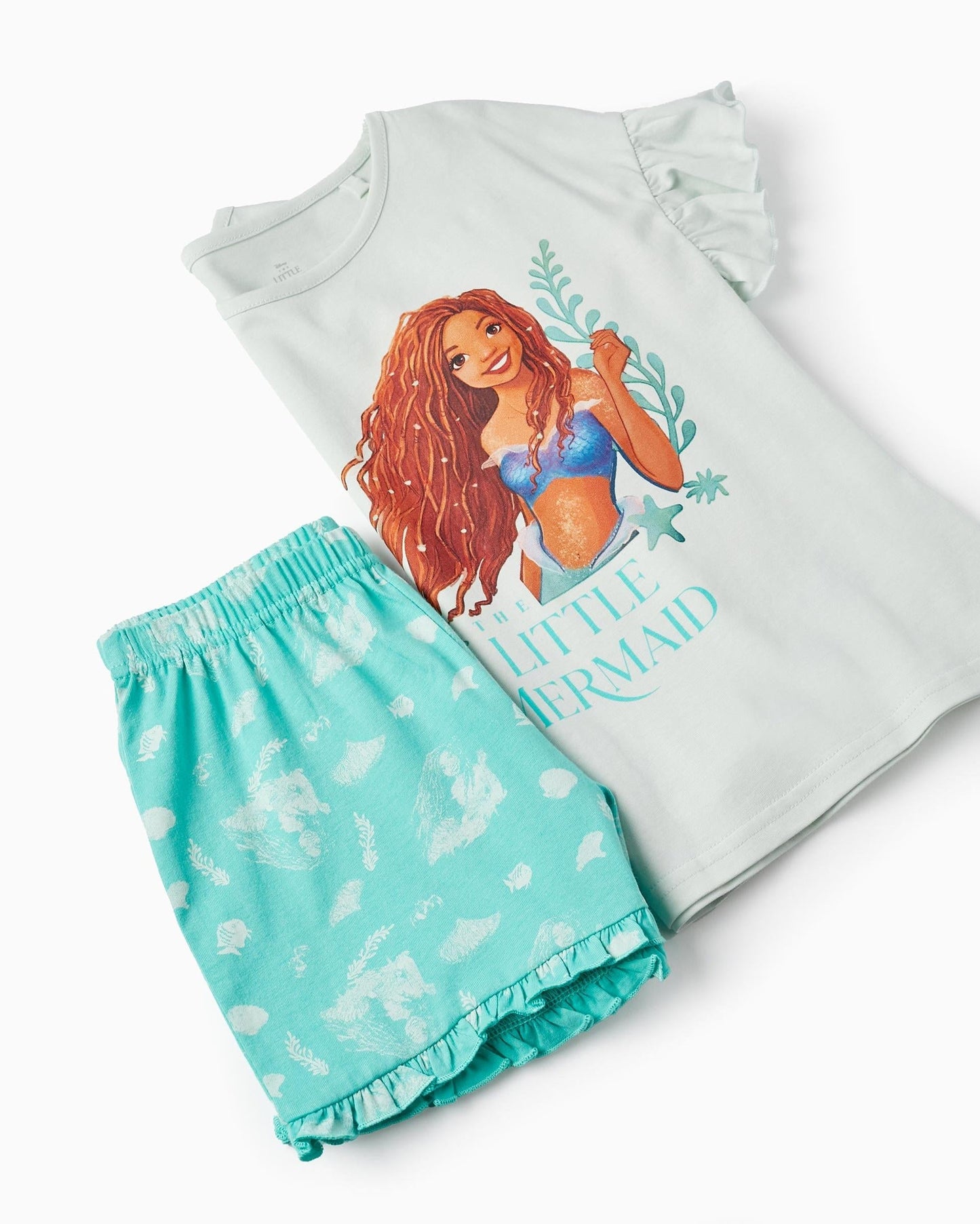 Cotton Pyjama for Girls 'The Little Mermaid - Ariel', Blue