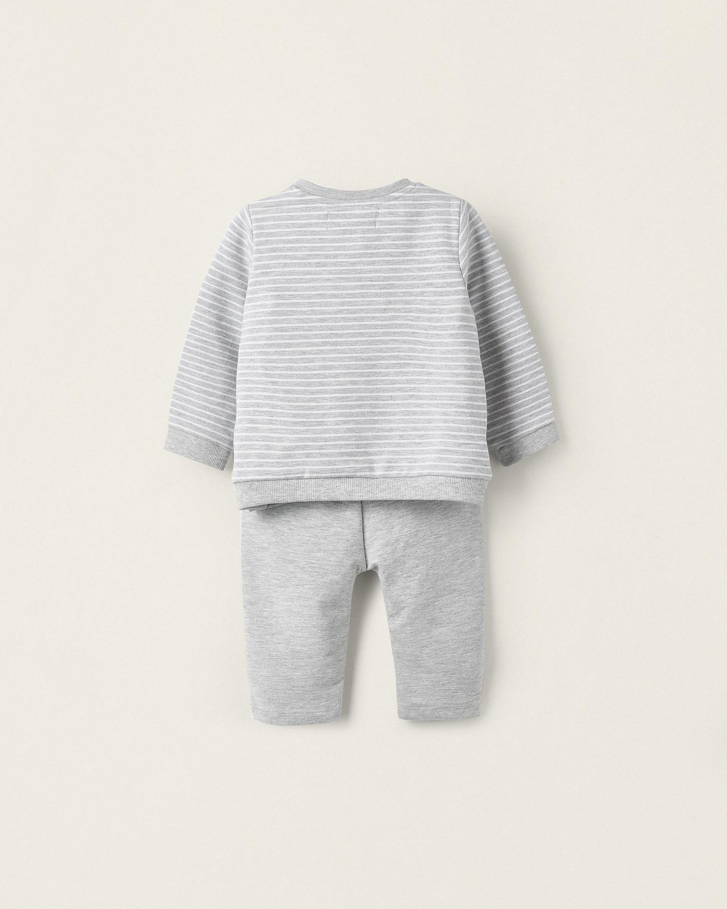 Jacket + Trousers for Newborn Girls 'Rabbit', Grey