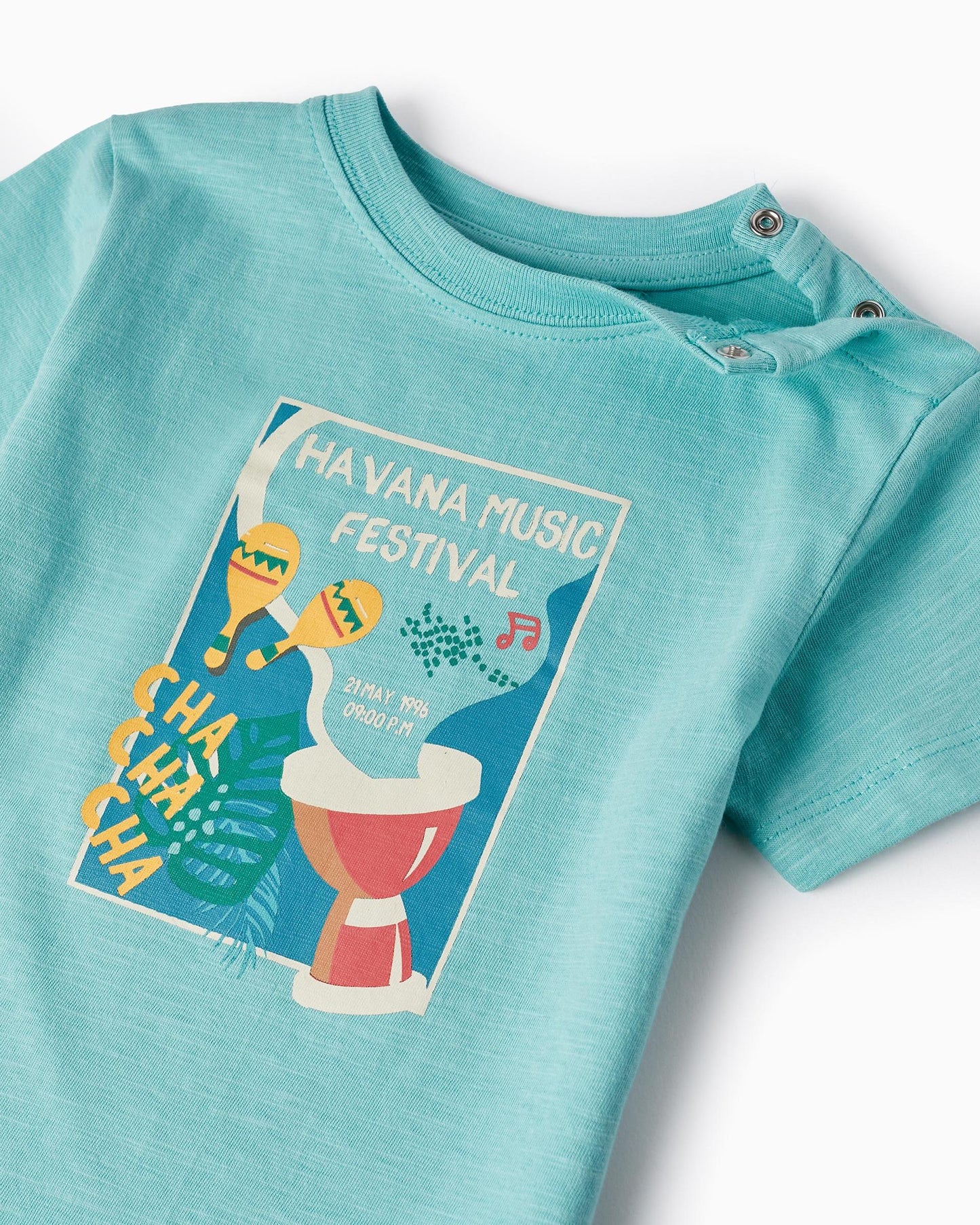 Cotton T-shirt for Baby Boys 'Havana', Blue