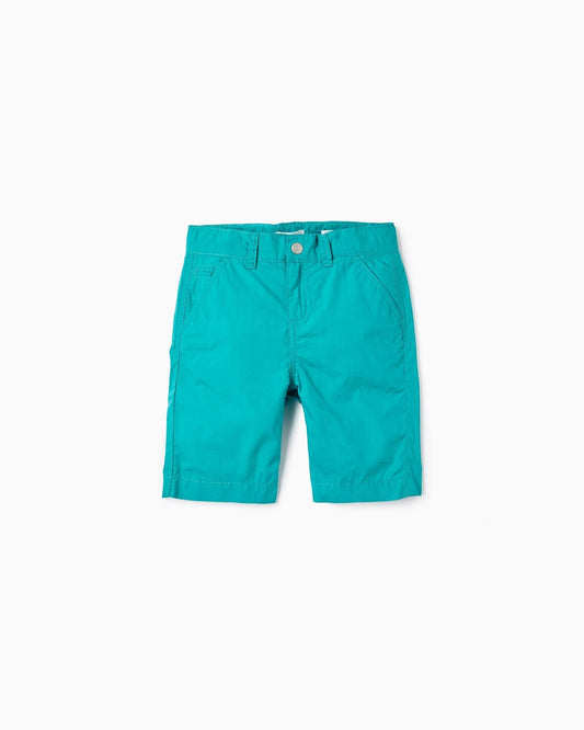 Cotton Chino Shorts for Boys 'Midi', Green