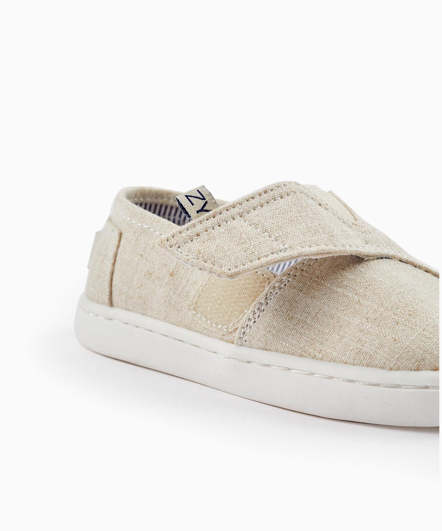 Fabric Espadrilles for Baby Boys, Beige