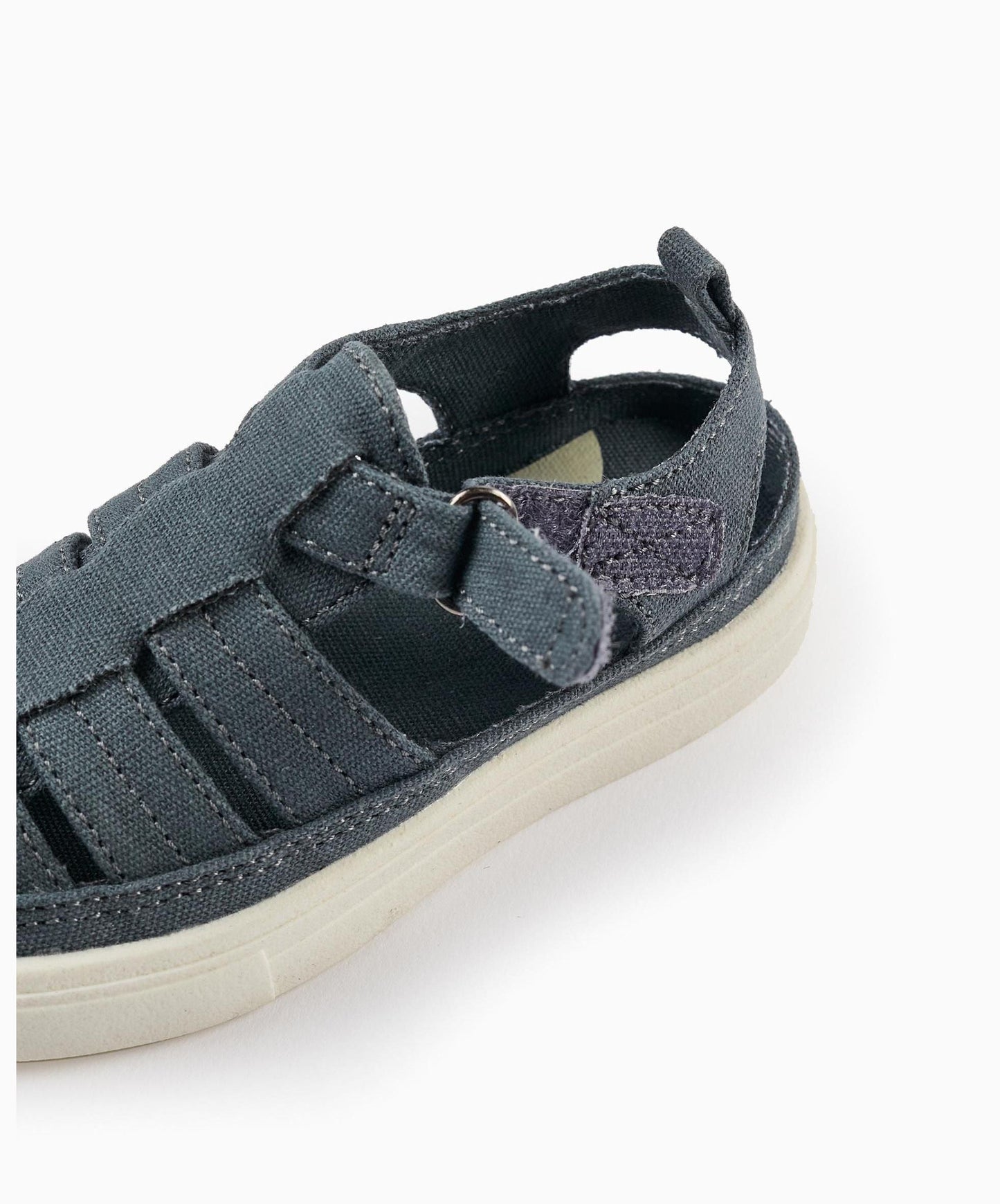 Closed Strap Sandals for BABY BOY, Grey