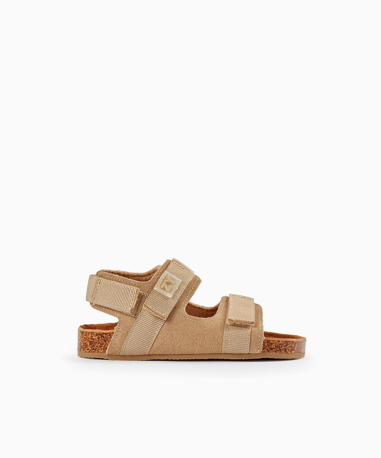 Leather Sandals for Baby Boys, Beige