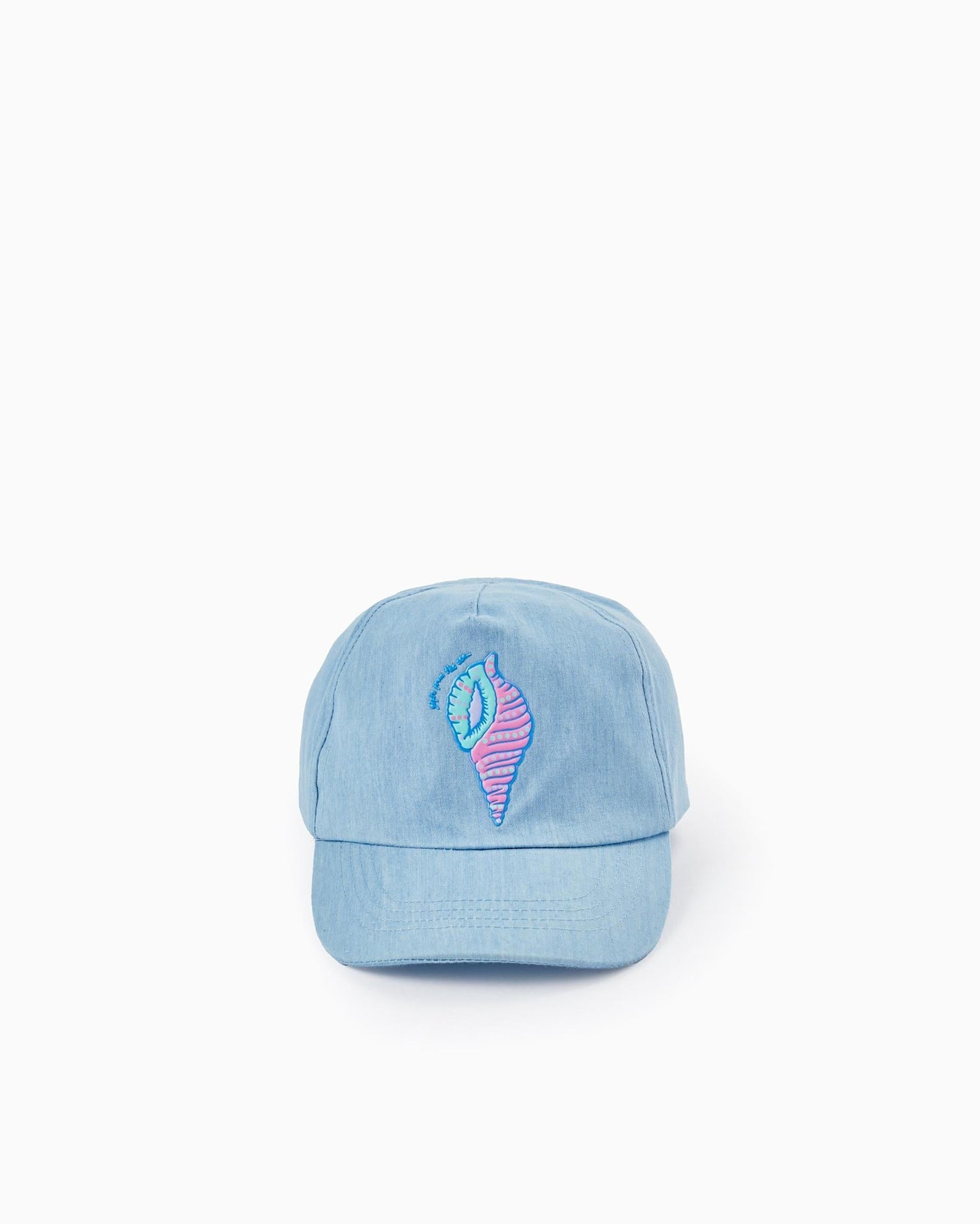 Cotton Cap for Girls 'Búzio', Blue