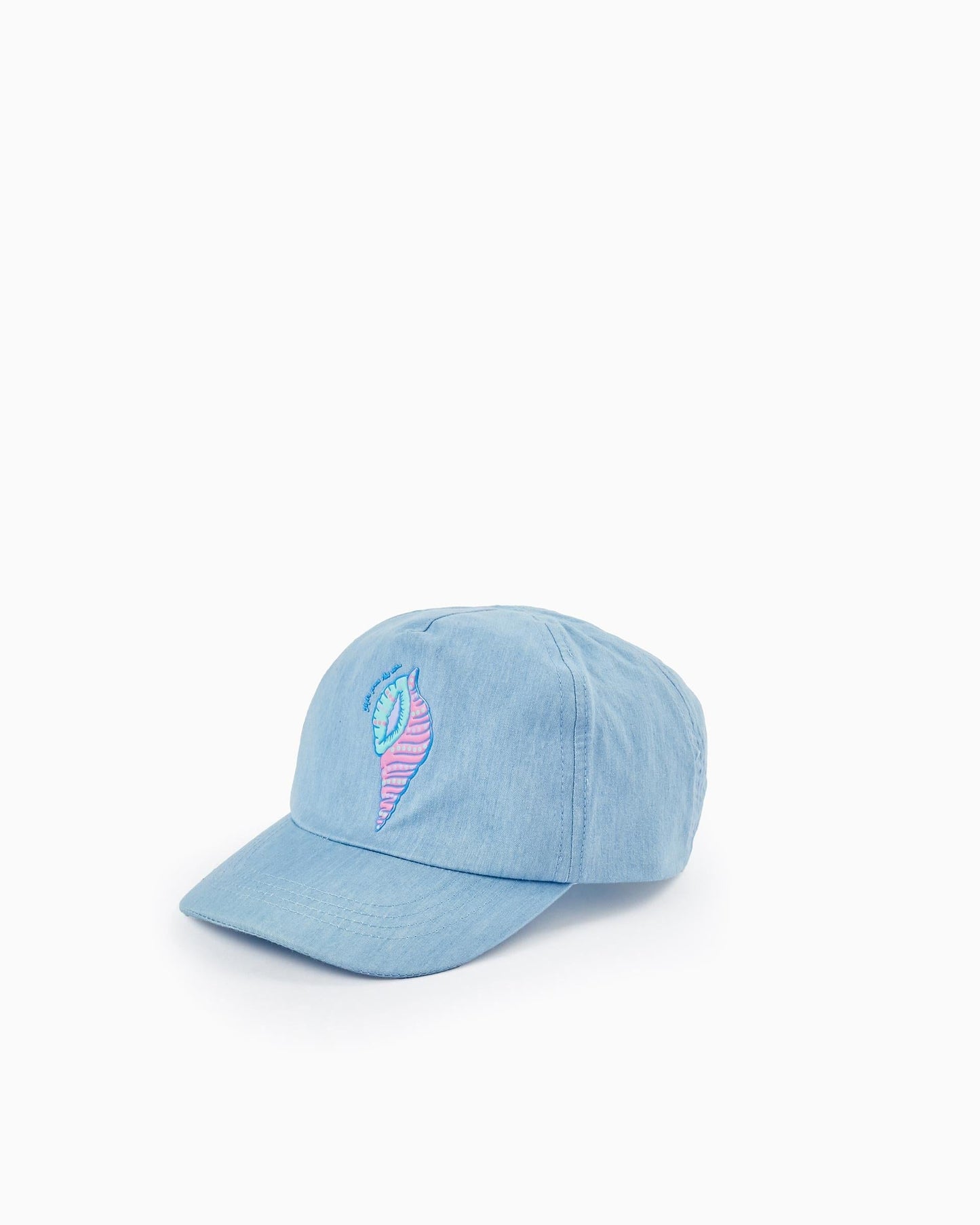 Cotton Cap for Girls 'Búzio', Blue