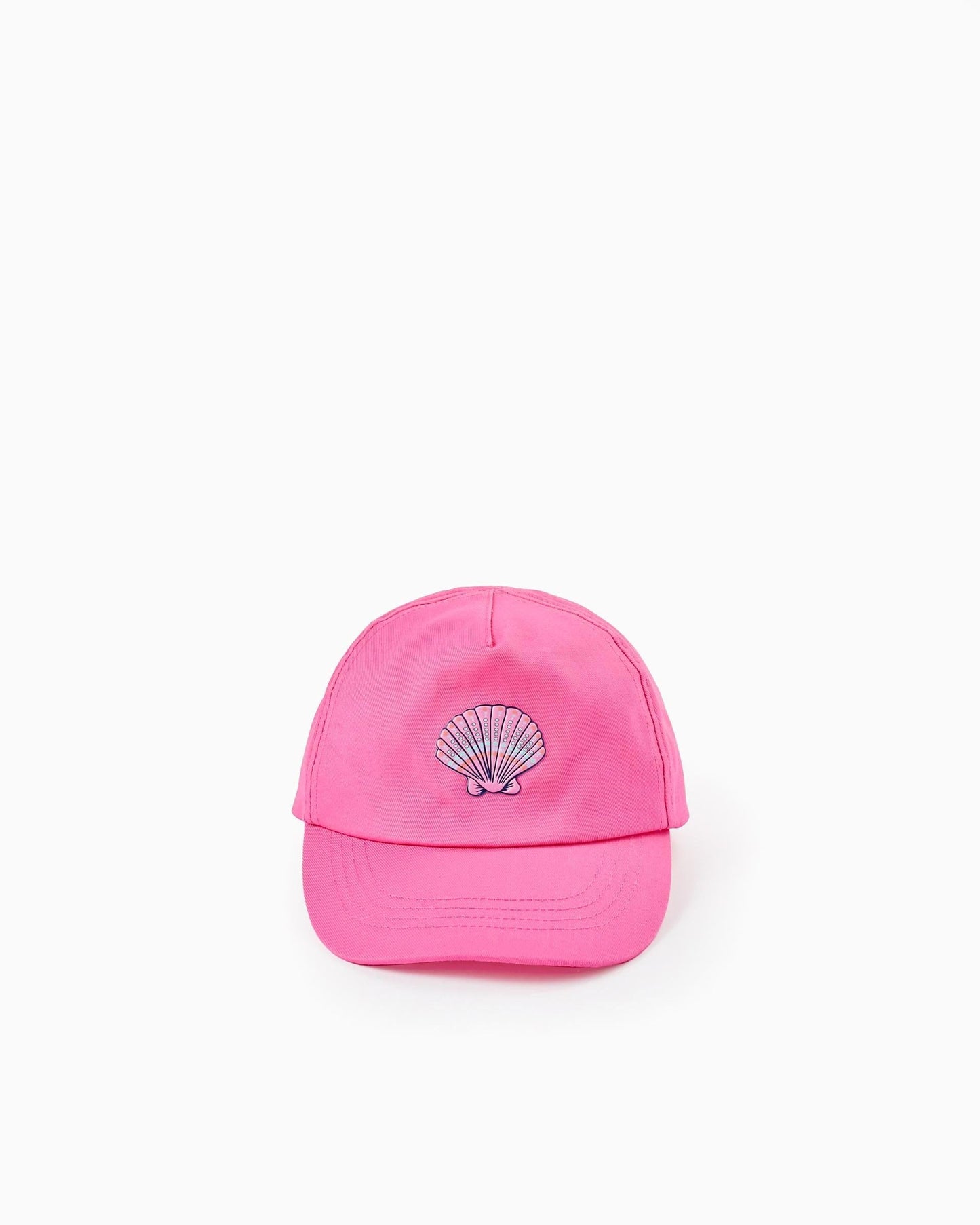 Cotton Cap for Girls 'Concha', Pink