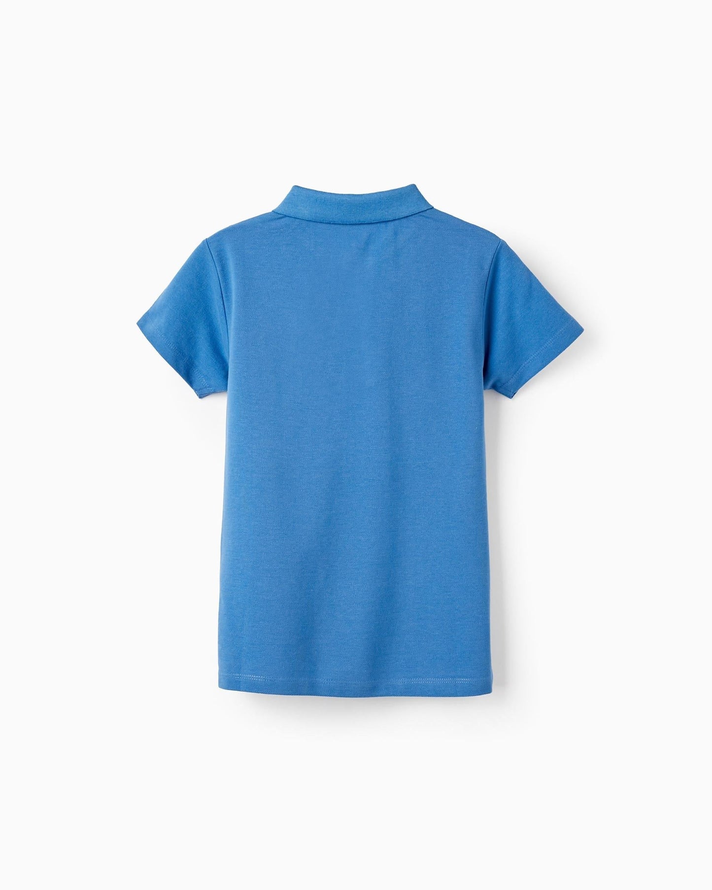 Cotton Piqué Polo for Boys, Blue