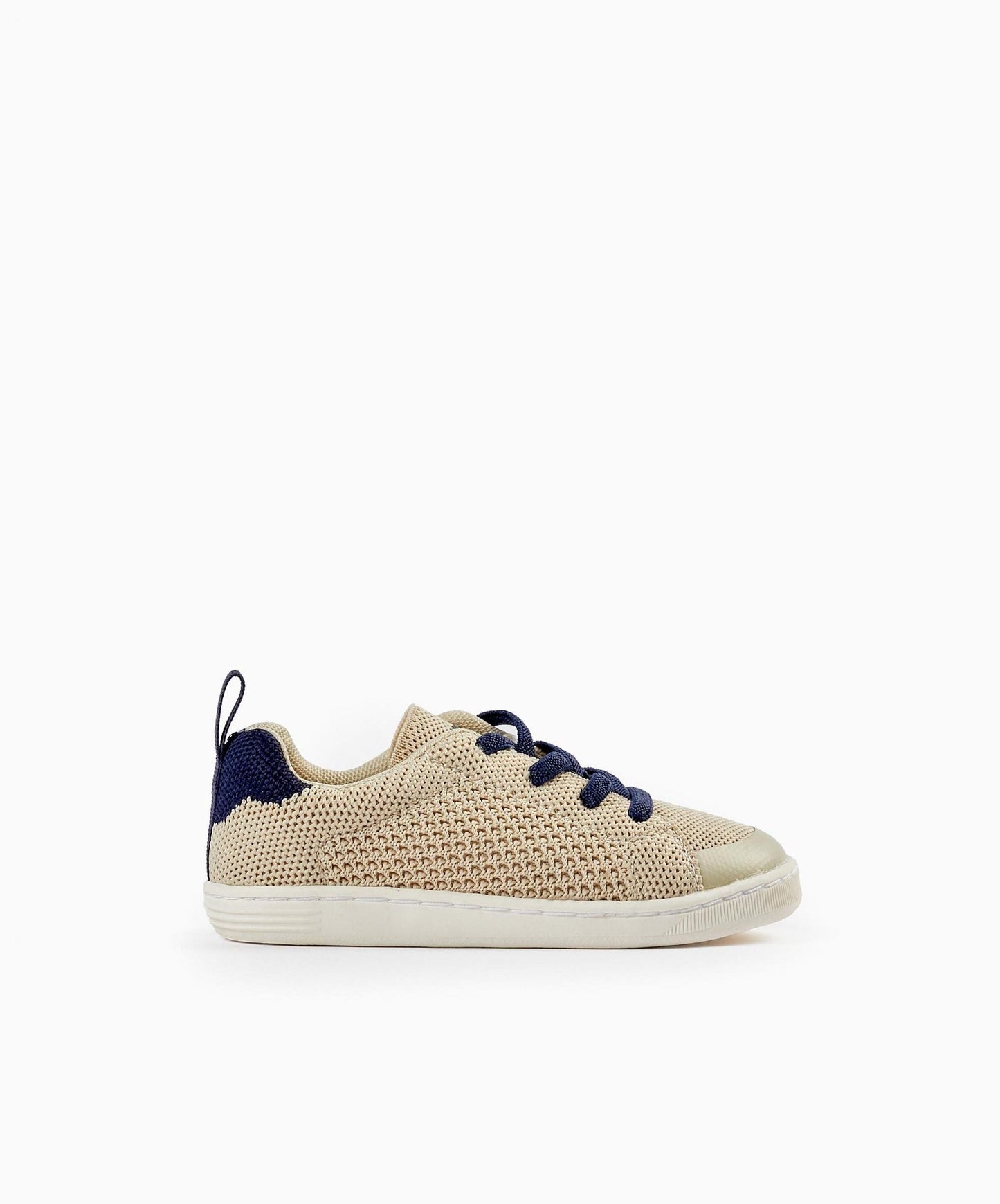 Trainers in Mesh for Baby Boy 'ZY 1996', Beige/Dark Blue