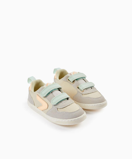 Trainers for Baby Girls 'ZY Move', Grey/Mint/Peach