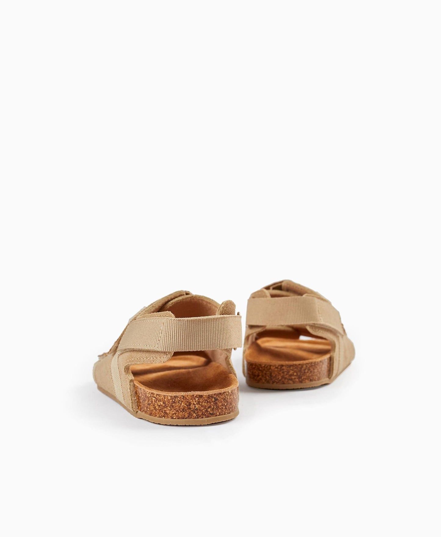 Leather Sandals for Boys, Beige