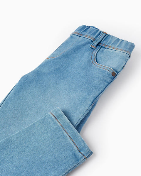 Jeggings for Girls, Light Blue