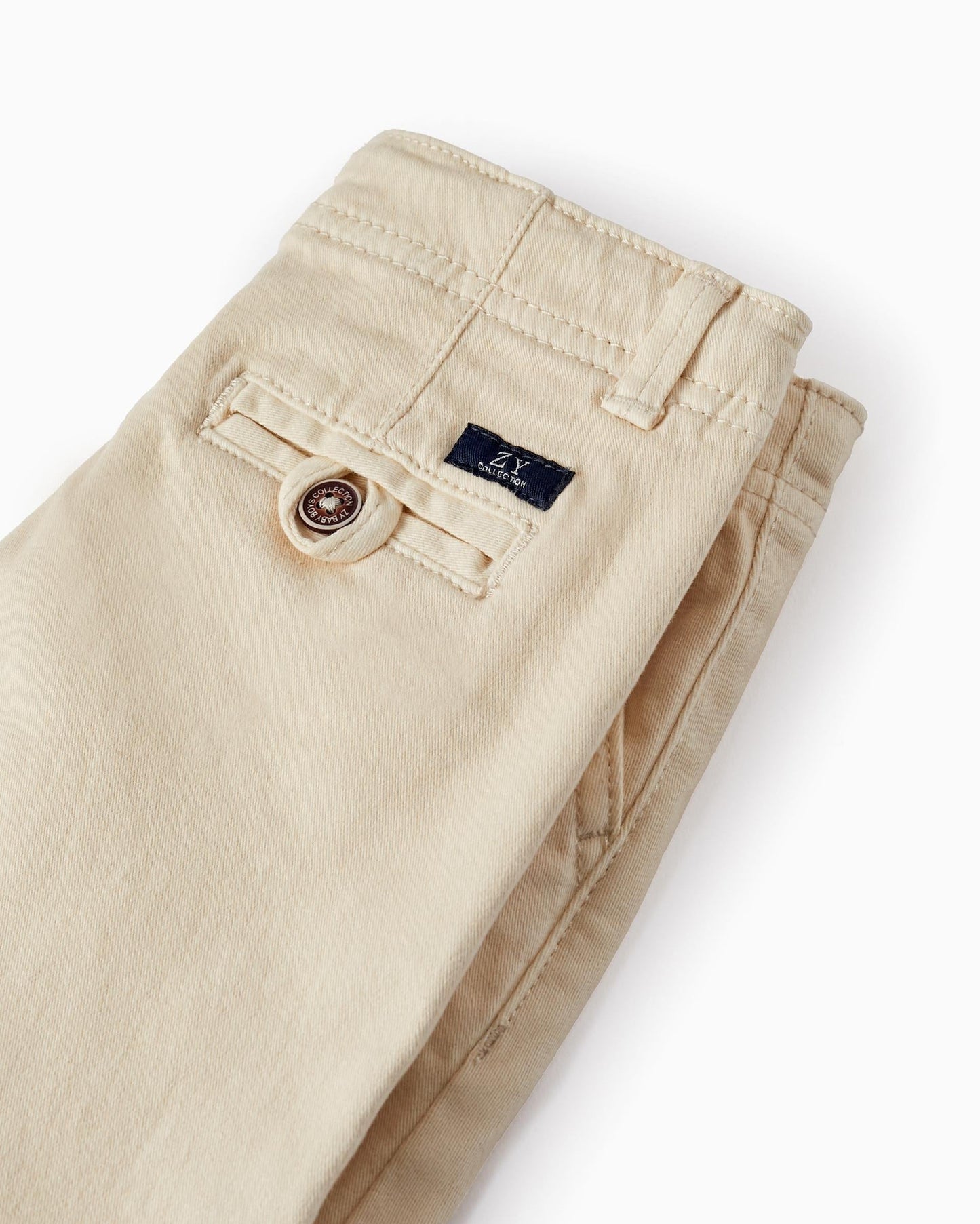 Chino Twill Shorts for Baby Boys, Beige