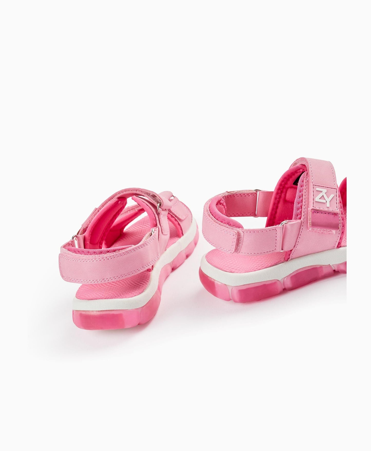 Sandals with Lights for Girls 'Superlight ZY', Pink