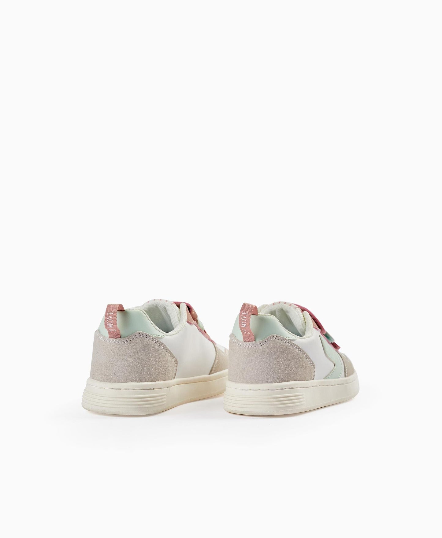 Synthetic Leather Trainers for Girls 'Move', Multicolour