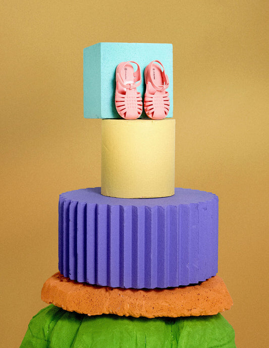 Rubber Sandals for Girls 'Jellyfish', Pink