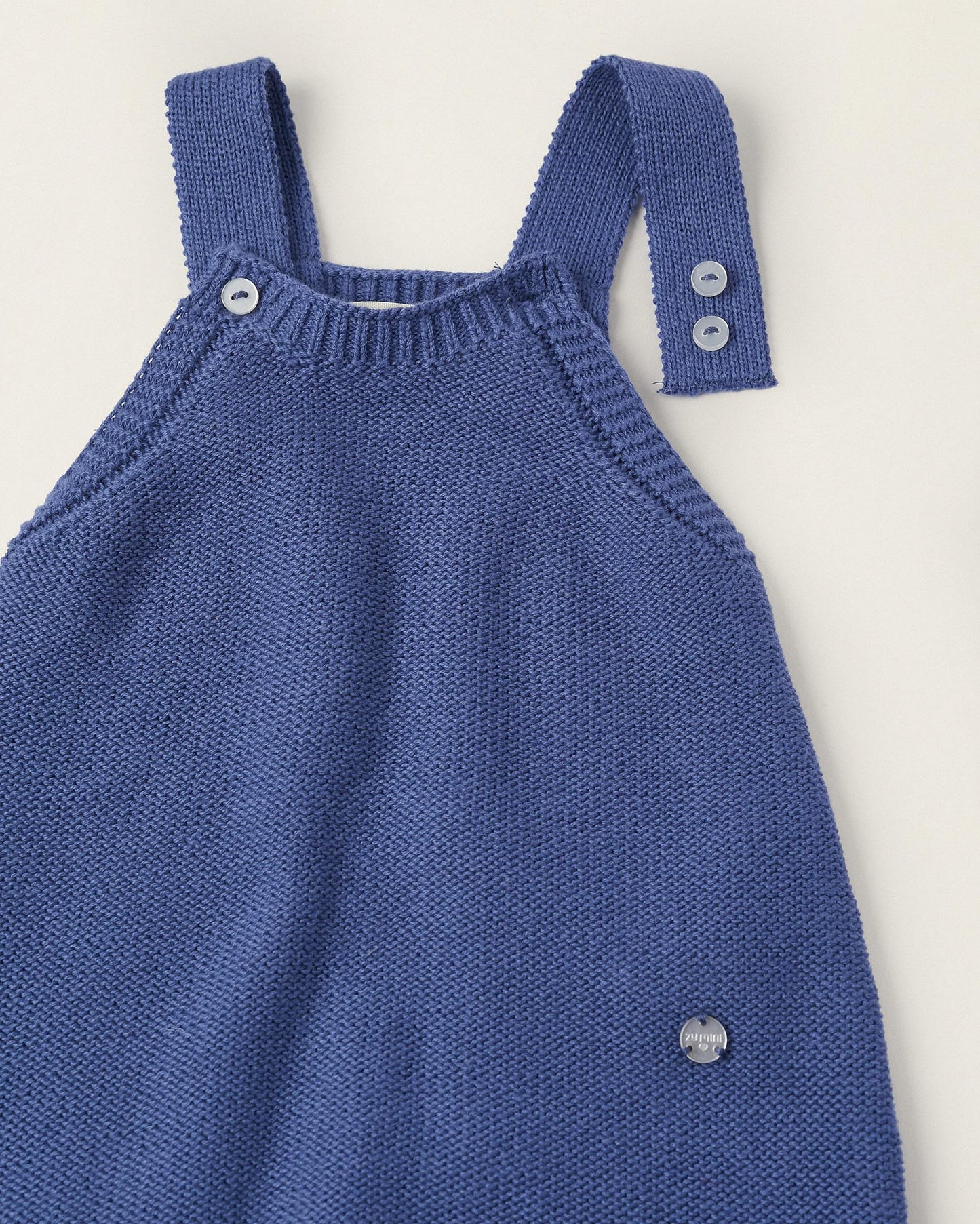 Cotton Knit Footed Bodysuit for Newborn Boys, Dark Blue