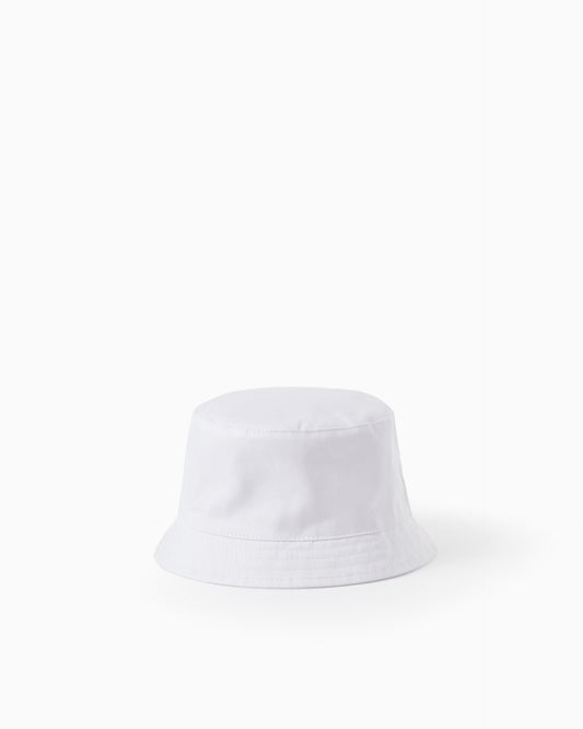 Twill Hat for Baby and Child, White